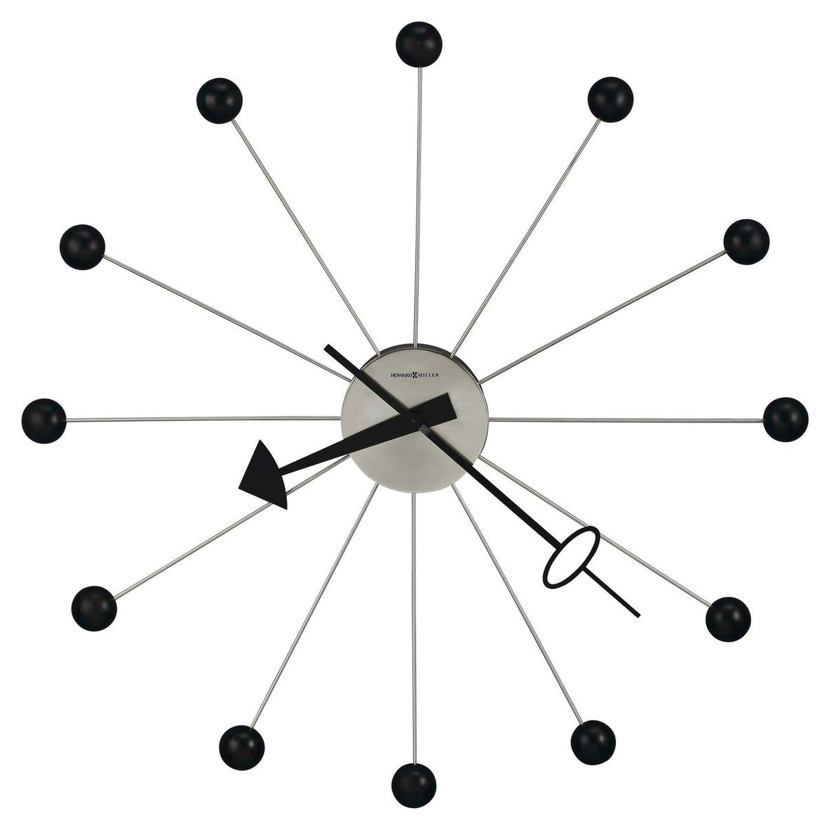 Howard Miller Ball Clock II Wall Clock 625527 - manufacturer view 5