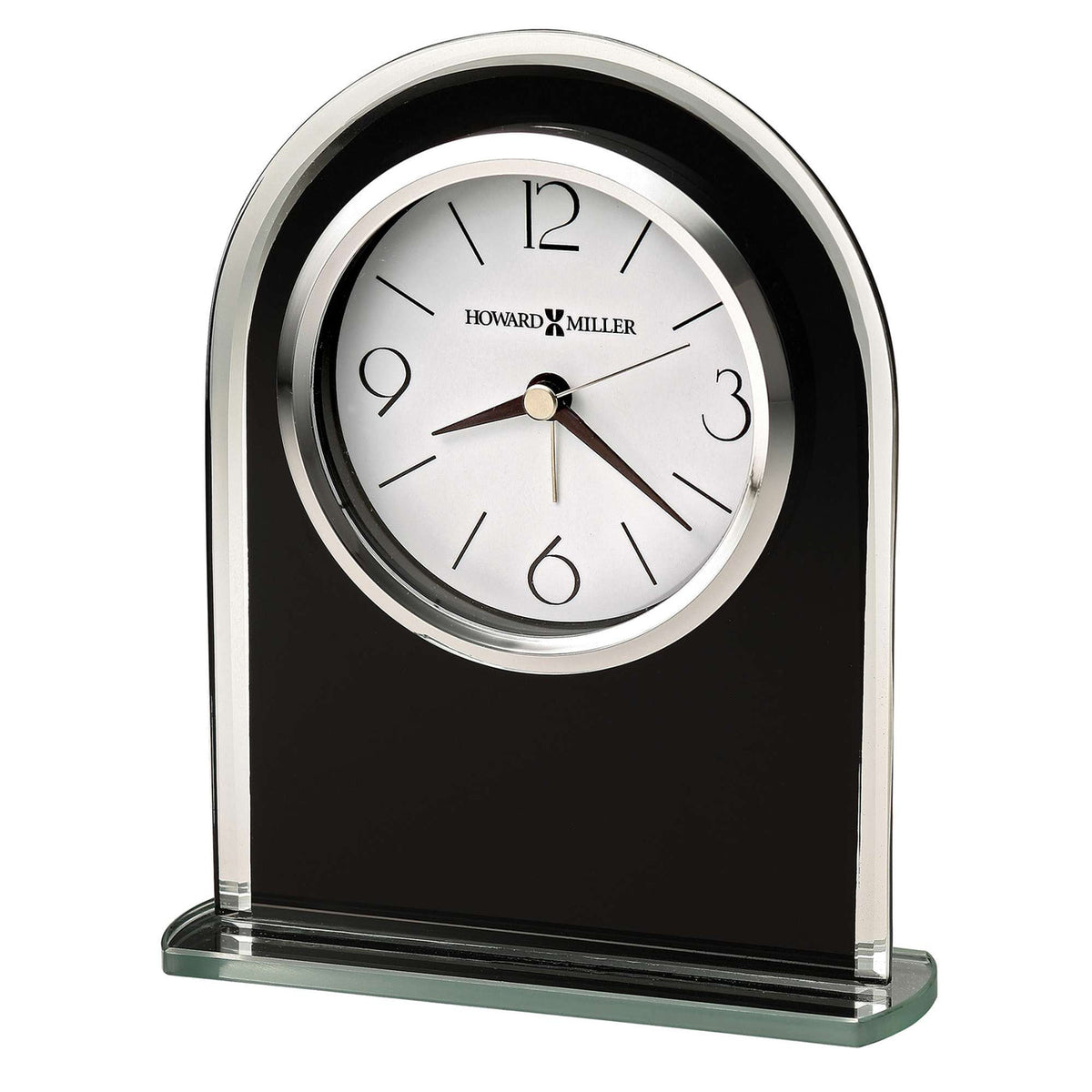 Howard Miller Ebony Luster Tabletop Clock 645702 - manufacturer view 5