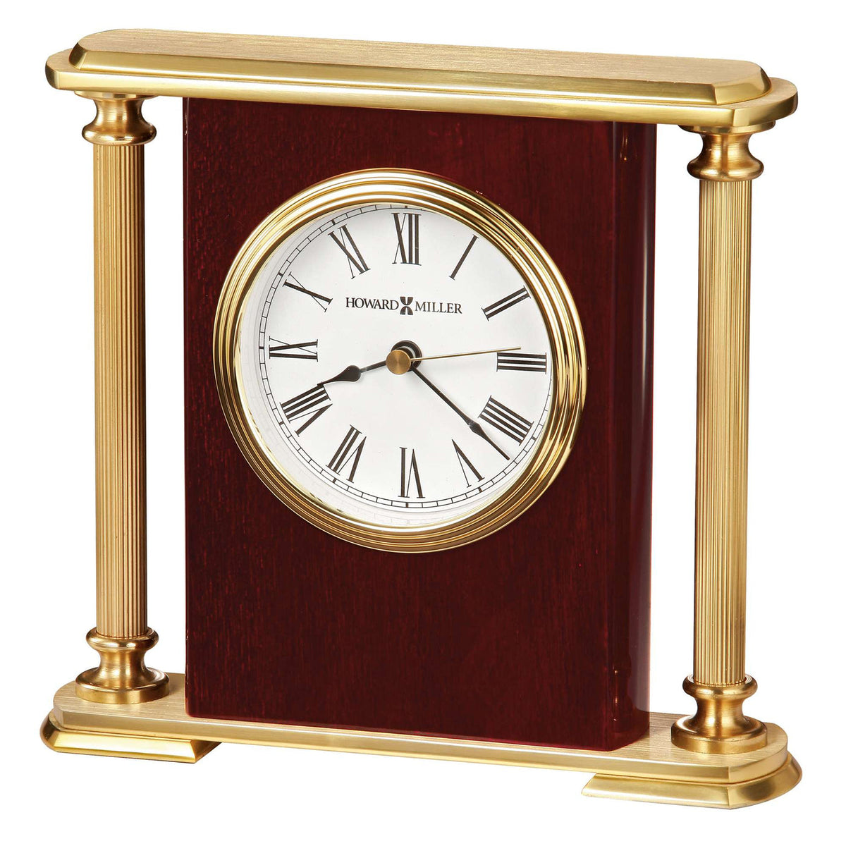 Howard Miller Rosewood Encore Bracket Tabletop Clock 645104 - manufacturer view 5