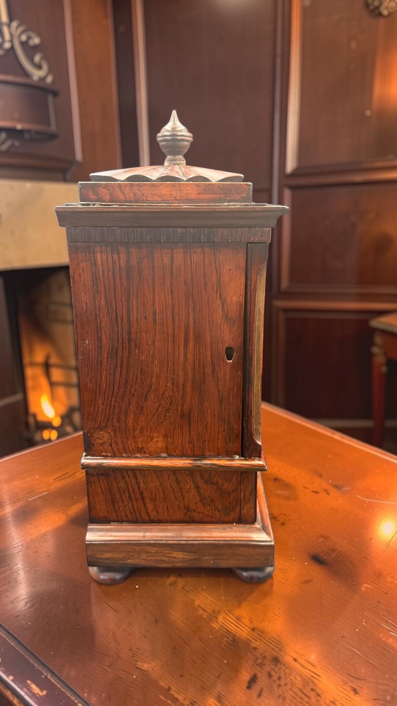 Thomas Cox Savory London Fusee Bracket Clock c.1870 | 47 Cornhill | Time Only | Original Key