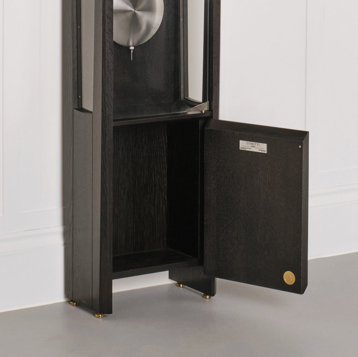 Comitti The Froxfield Floor Clock – Black Oak – product view 2