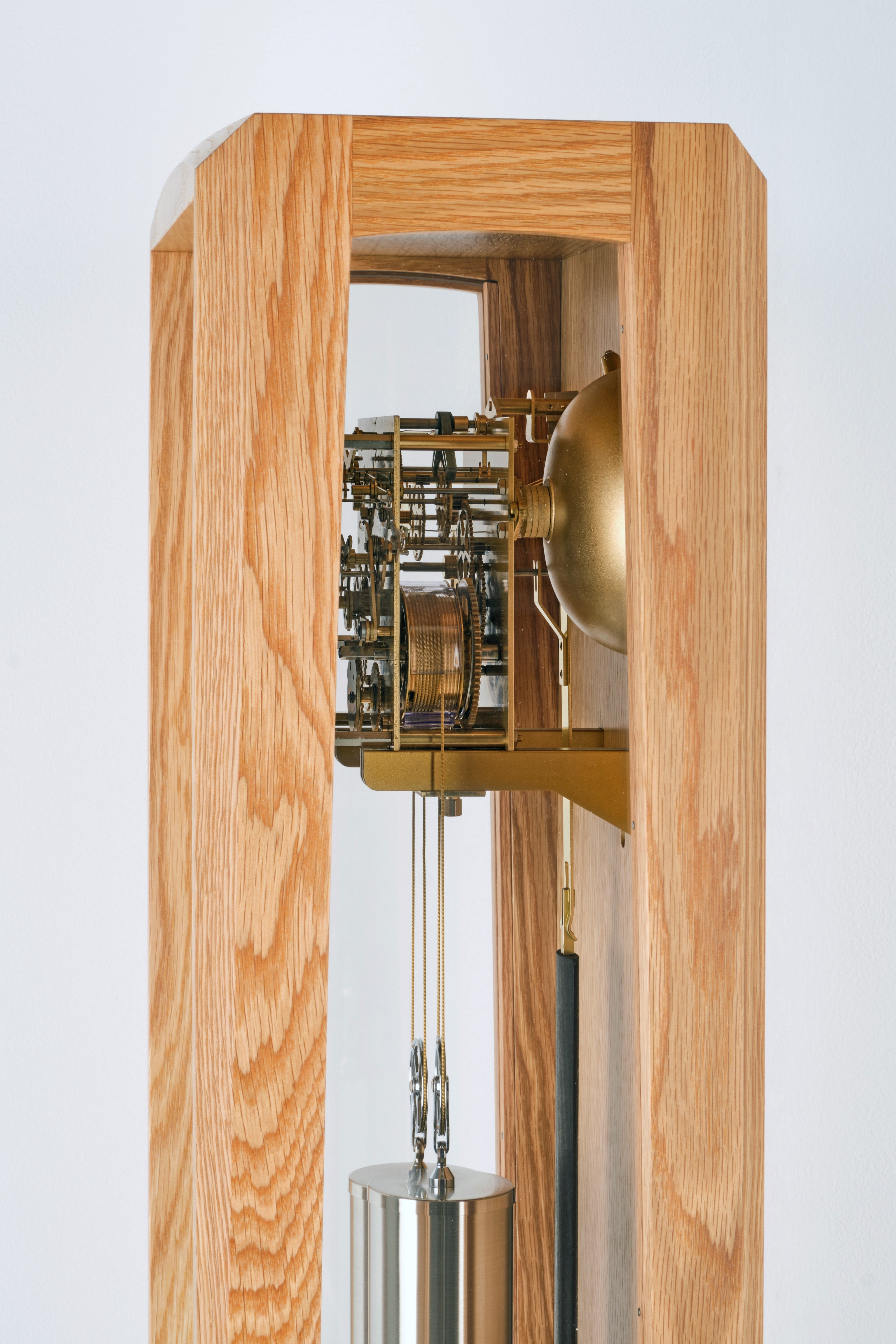 Comitti The Froxfield Floor Clock – Natural Oak – product view 4