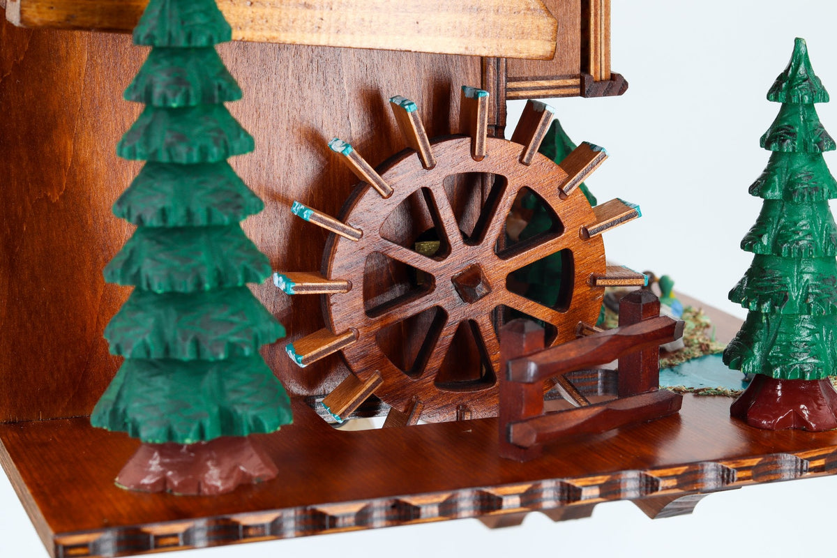 Anton Schneider 8TMT 1565/9 Black Forest Farm cuckoo clock, detail view