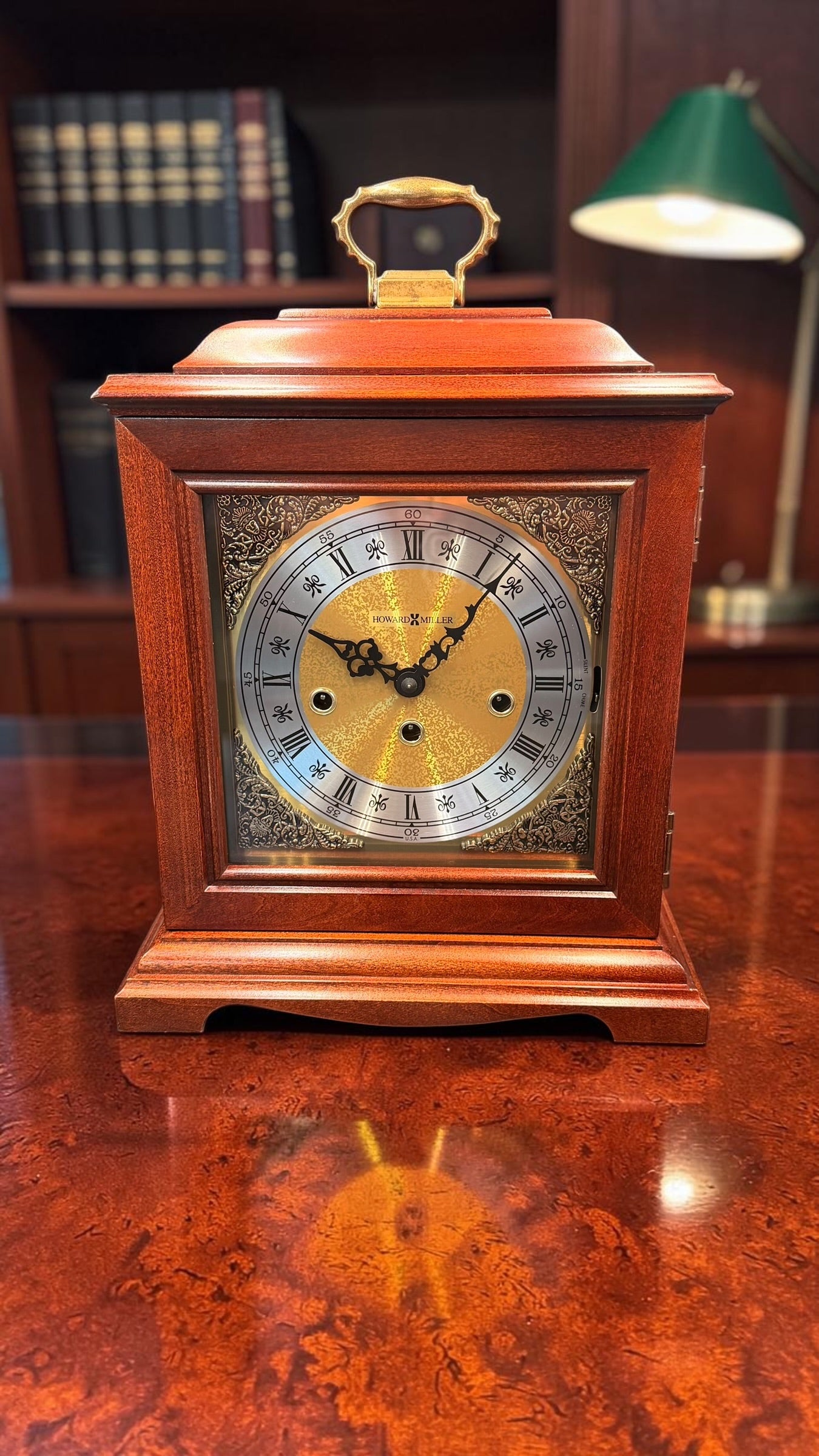 Howard Miller Graham Bracket Mantel Clock | German Kieninger 5-Jewel Westminster Chime