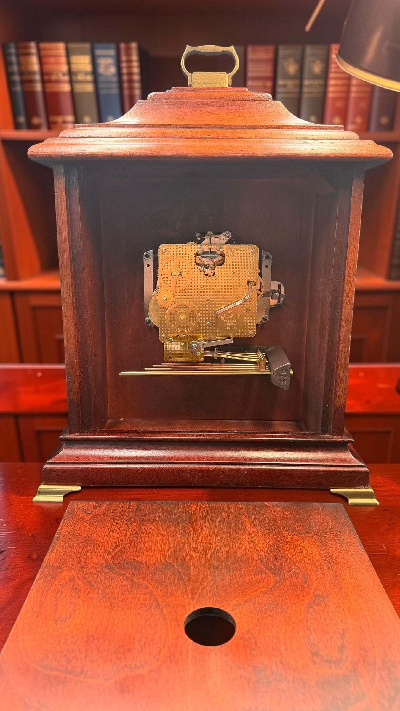 Howard Miller Edinburgh 612-300 Westminster Bracket Mantel Clock | Serviced German Mechanical Movement
