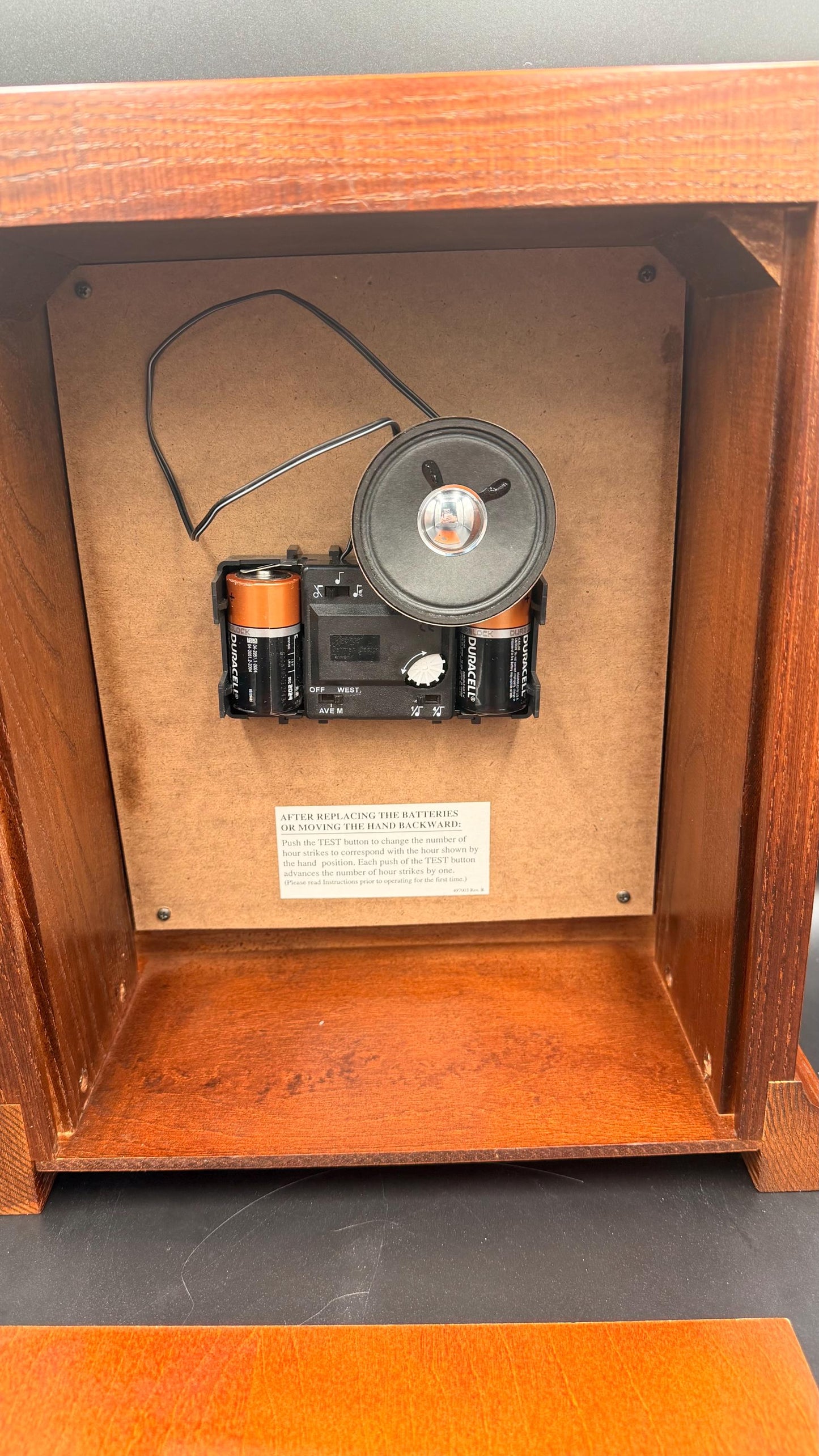 Howard Miller Mantel Clock – Dual Chime, Solid Wood Case