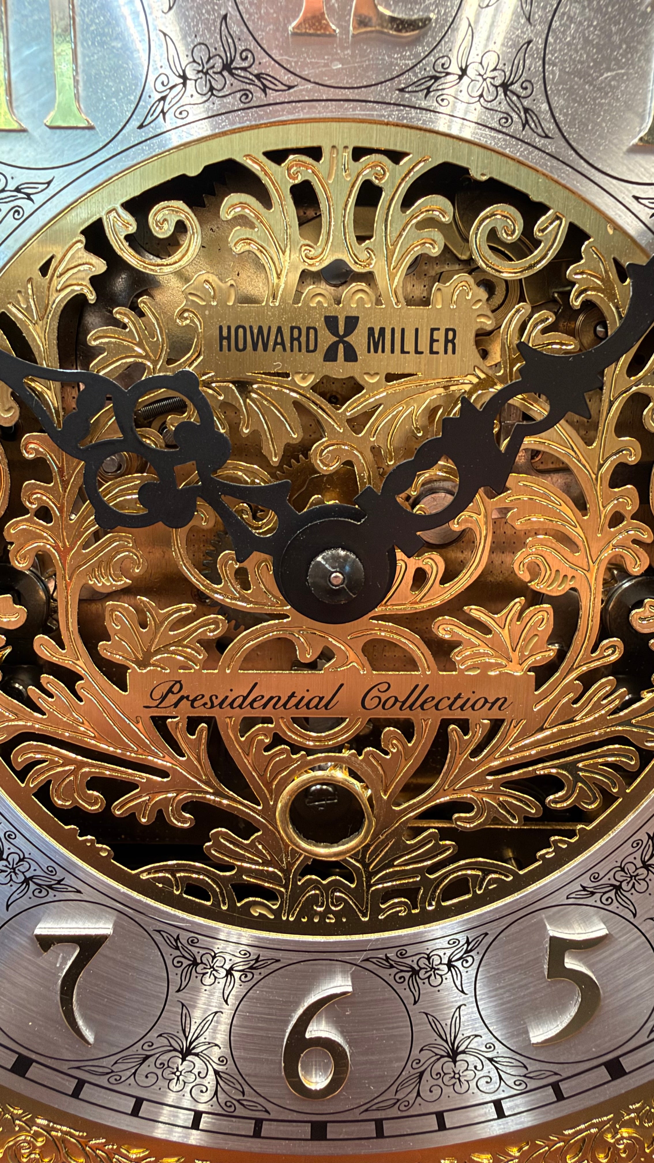 Howard Miller 630-112 Presidential Collection Triple Chime Bracket Clock | Hermle Movement