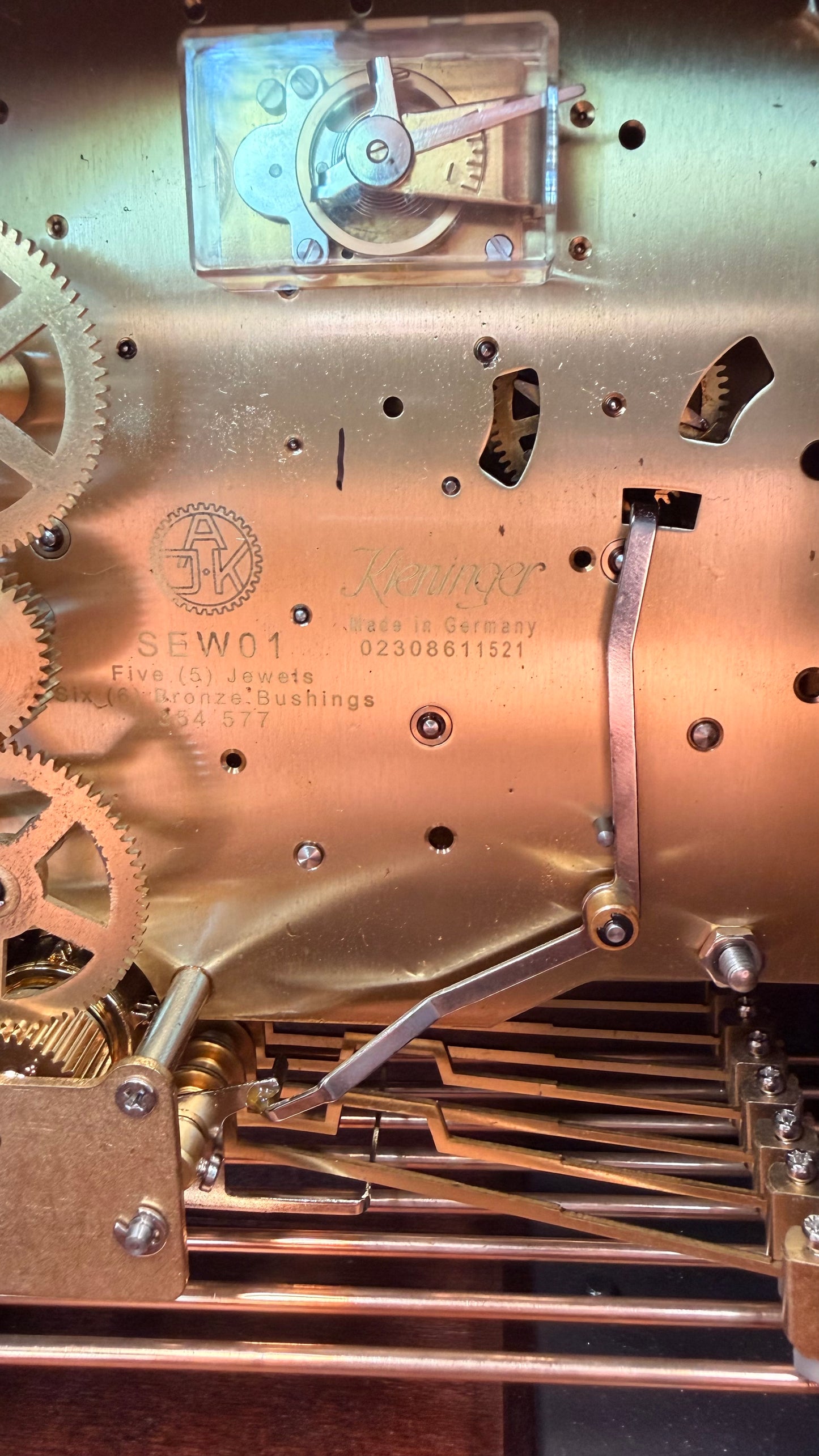 Howard Miller Webster Mantel Clock – Presidential Collection, Kieninger Movement