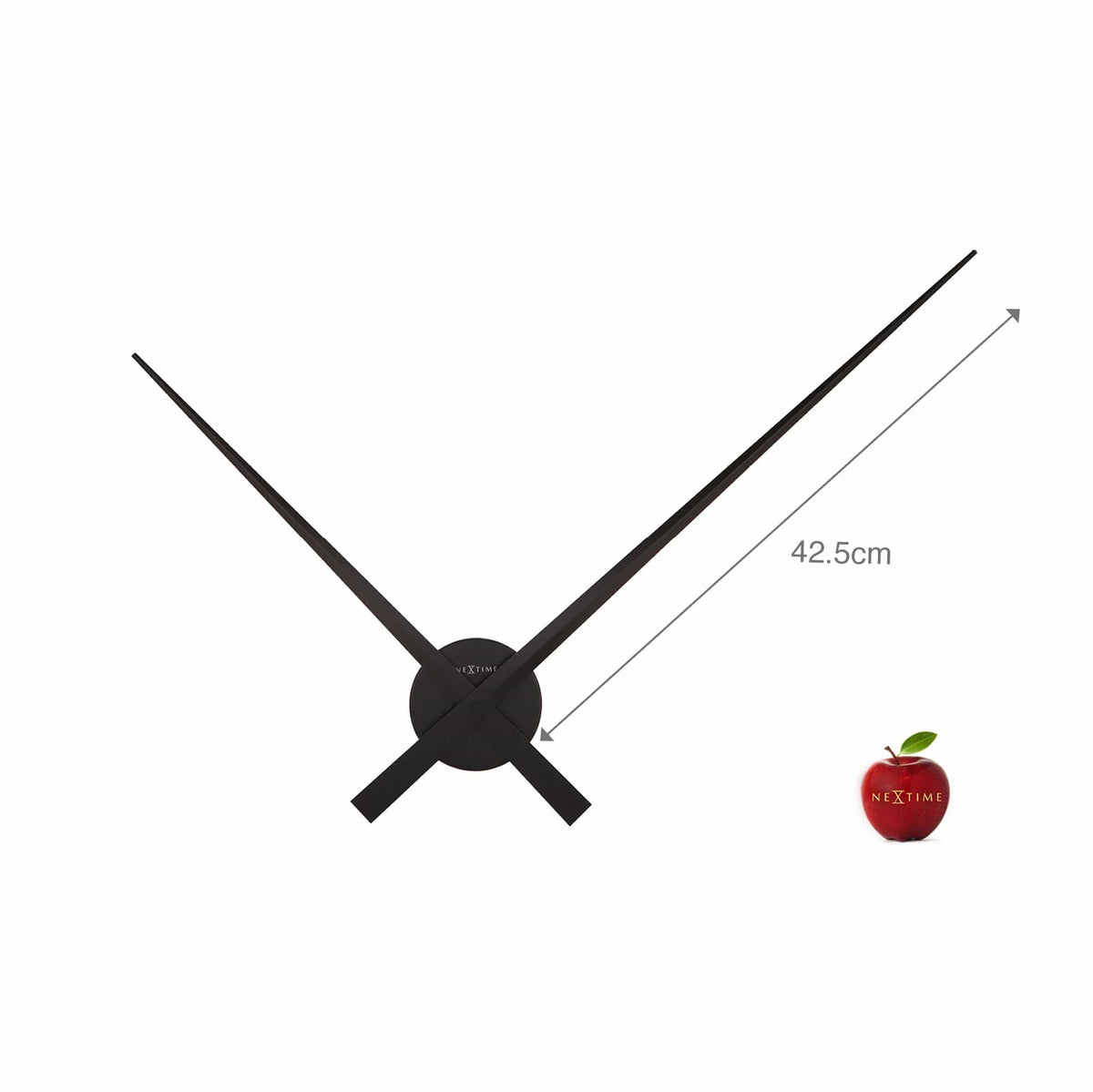 Hands Large Wall Clock – Minimalist Frameless | 33.5 Inch Silent