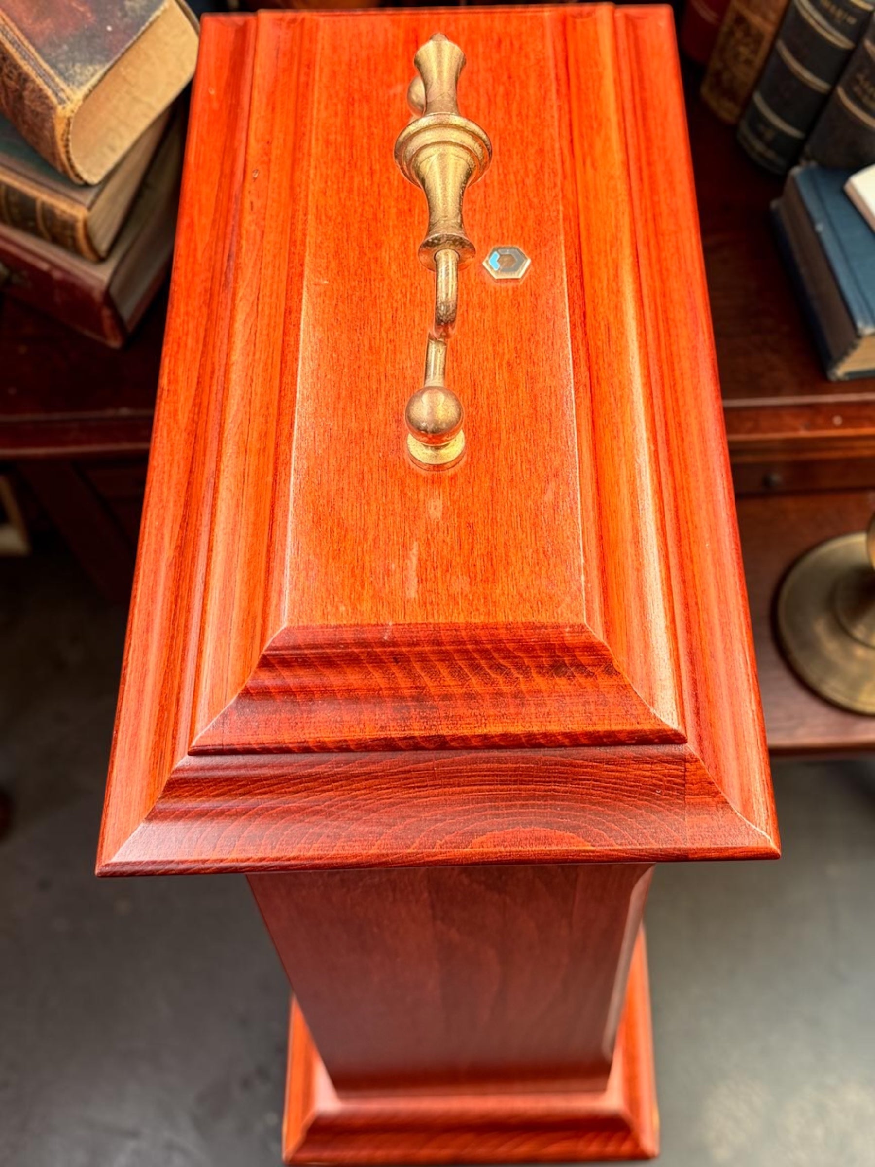 Ansonia Quartz Mantel Clock – Westminster Chime Pendulum Beveled Glass