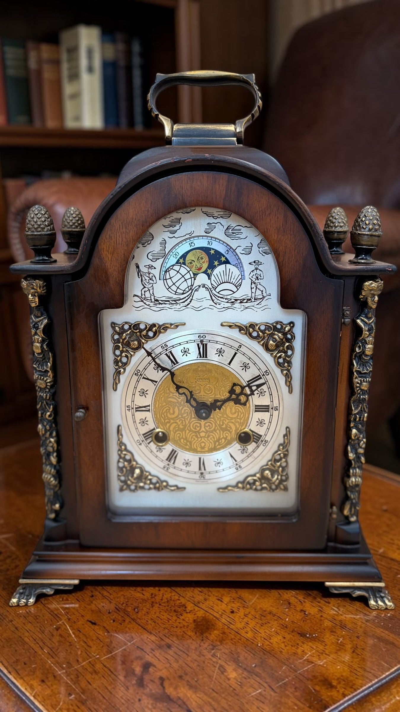 Hermle Bracket Mantel Clock – New Movement Bim Bam Strike