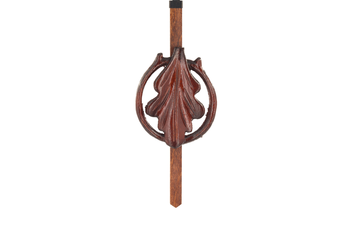 Anton Schneider 31/9 Cervus Nobilis cuckoo clock, pendulum detail
