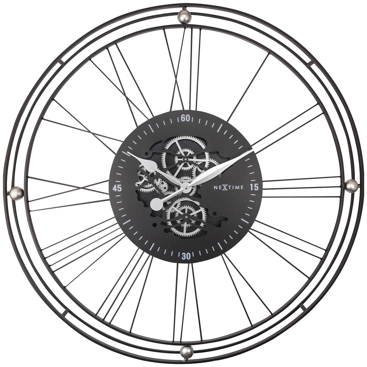 3260 Roman Gear Clock XXL Wall Clock