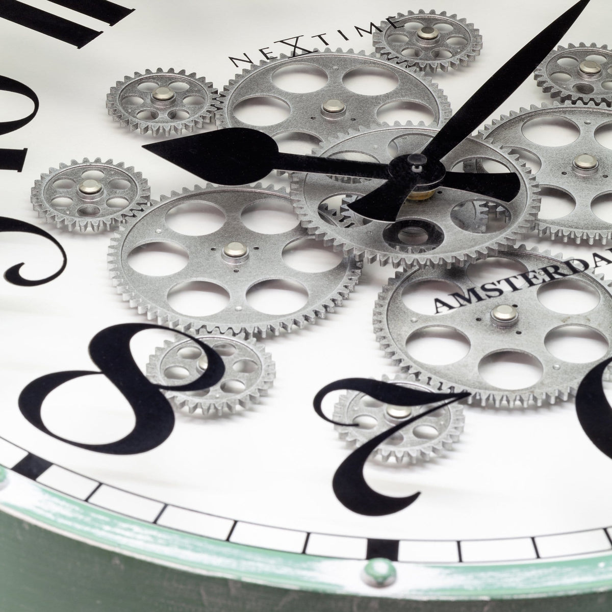 3282 Henry Open Gear Wall Clock