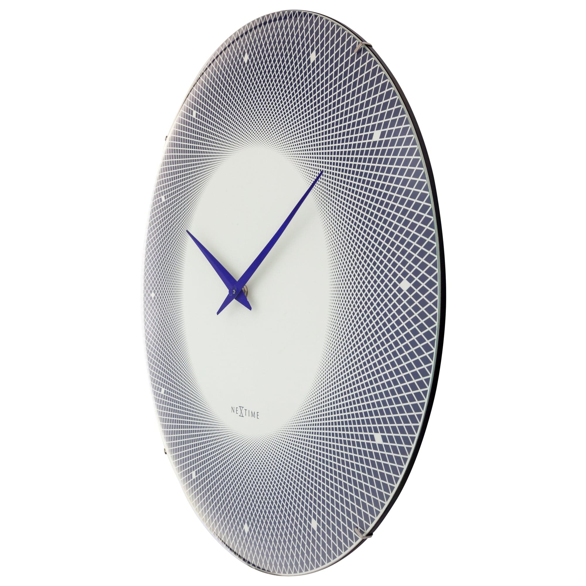 3315BL Large Wall Clock Domed Glass Lens - "Deep 50"