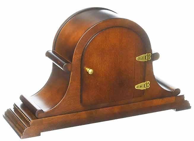 Bulova Ashville Mantel Clock B1514 | Wood Case, Triple Chime Westminster Ave Maria Bim Bam