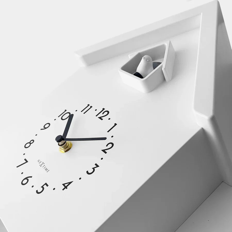 Modern Cuckoo Wall Clock with Night Sensor & Pendulum – “Twitter”