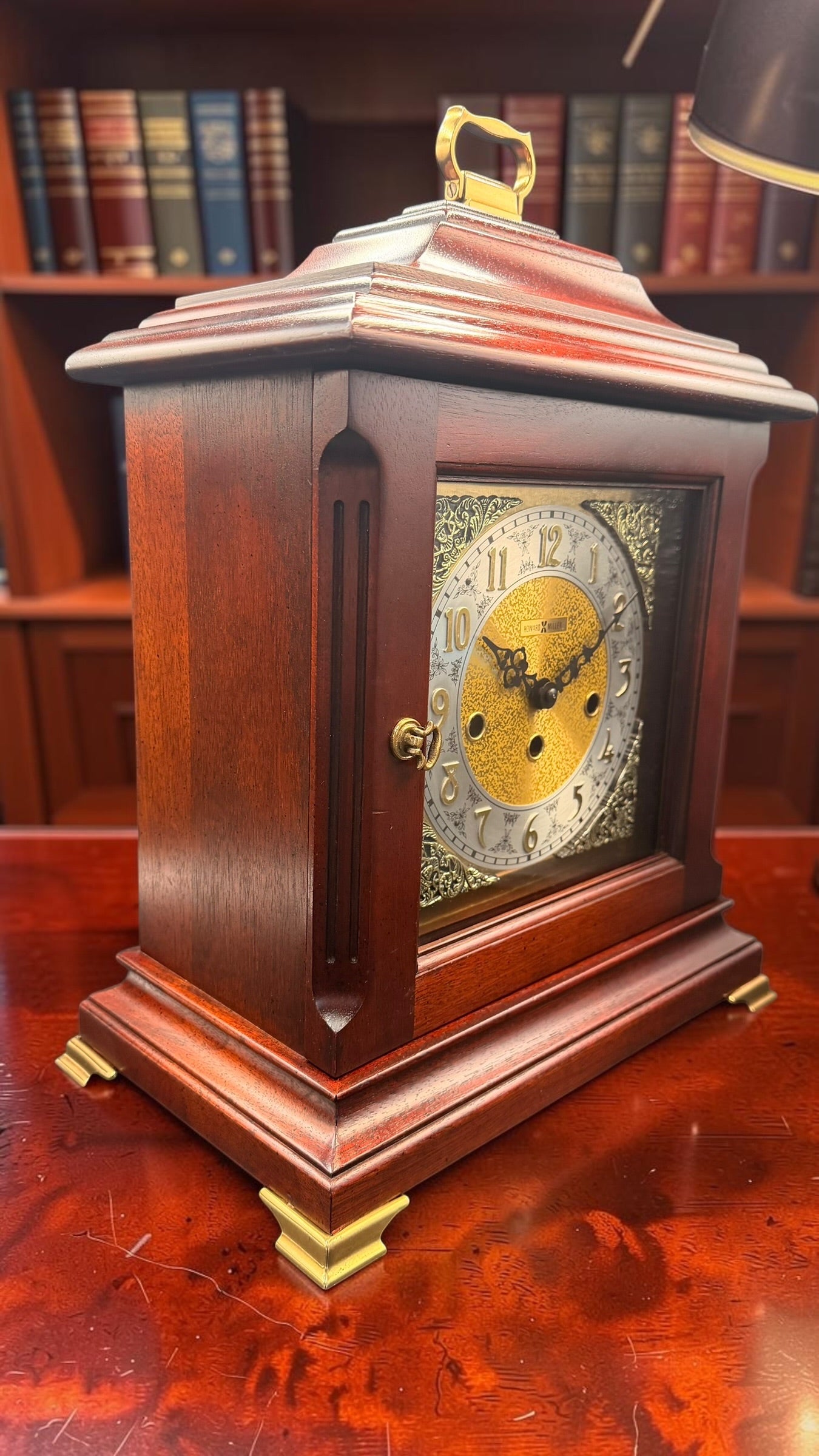 Howard Miller Edinburgh 612-300 Westminster Bracket Mantel Clock | Serviced German Mechanical Movement
