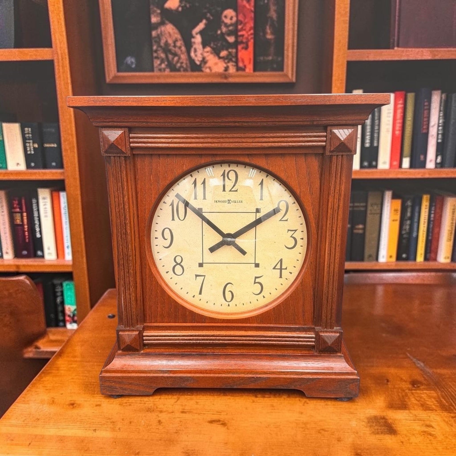 Howard Miller Mantel Clock – Dual Chime Solid Wood Case