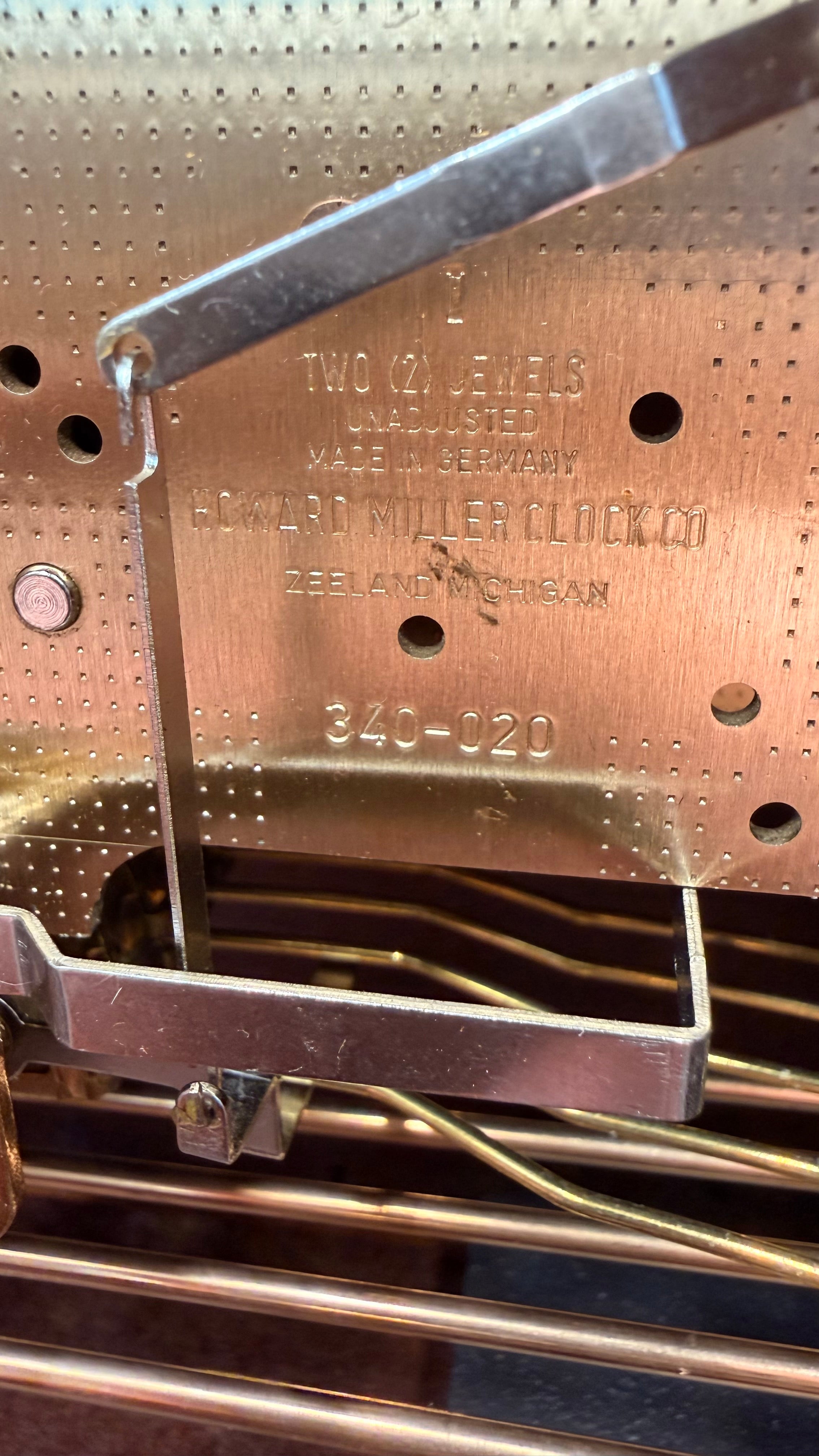 NOS Howard Miller 630-110 Westminster Chime Mantel Clock