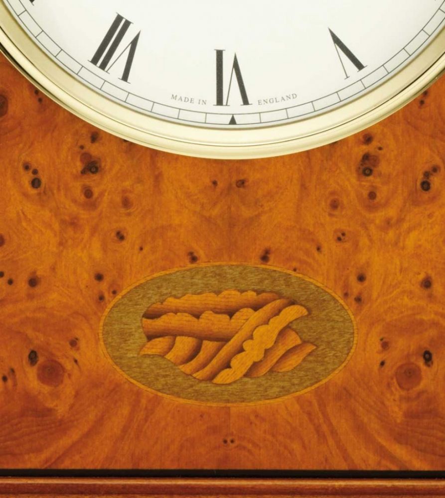 Comitti The Regency Arch-Top Mantel Clock – Yew, Westminster Chime – product view 4