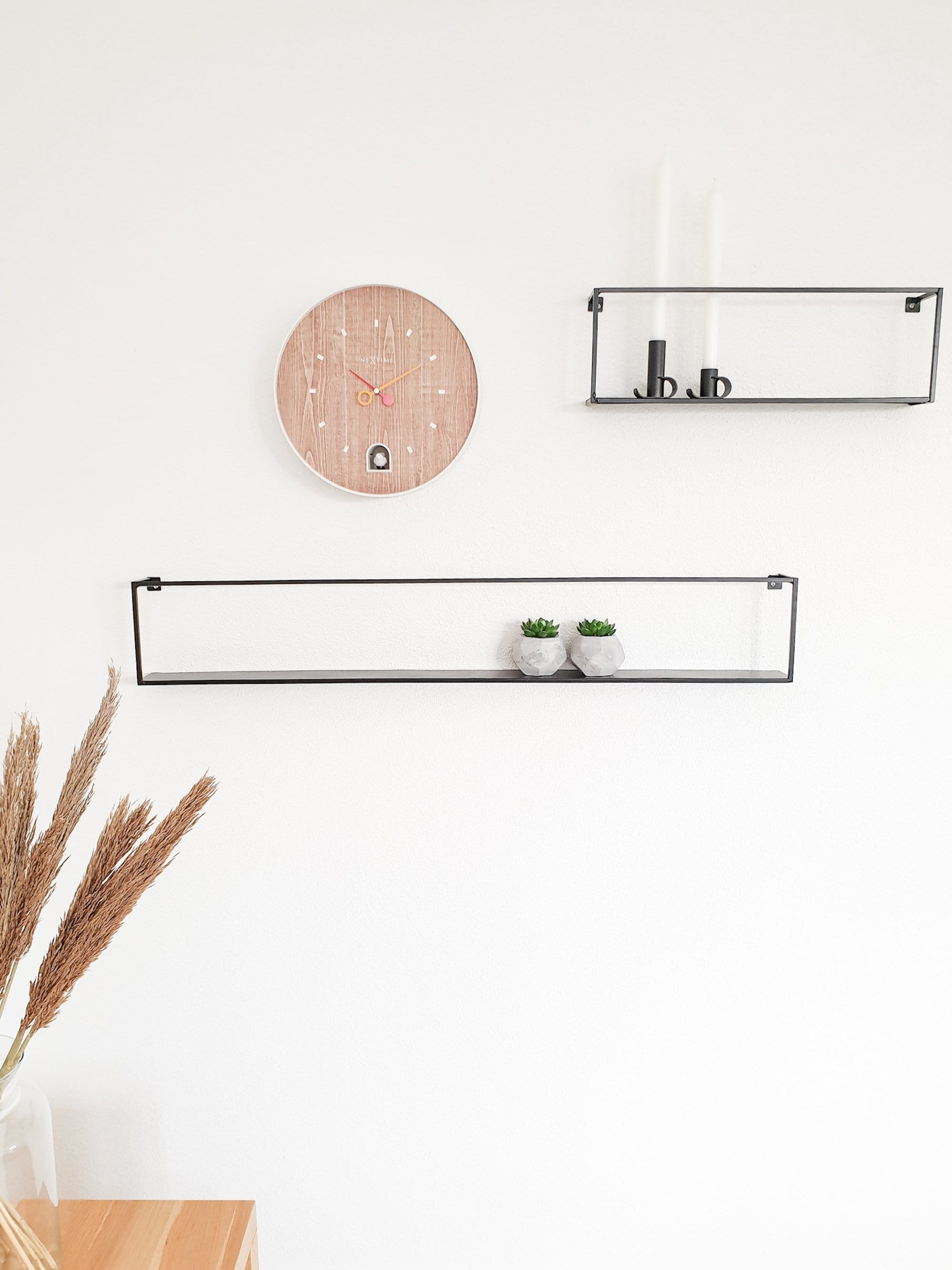 5220WI Nightengale White Wall Clock