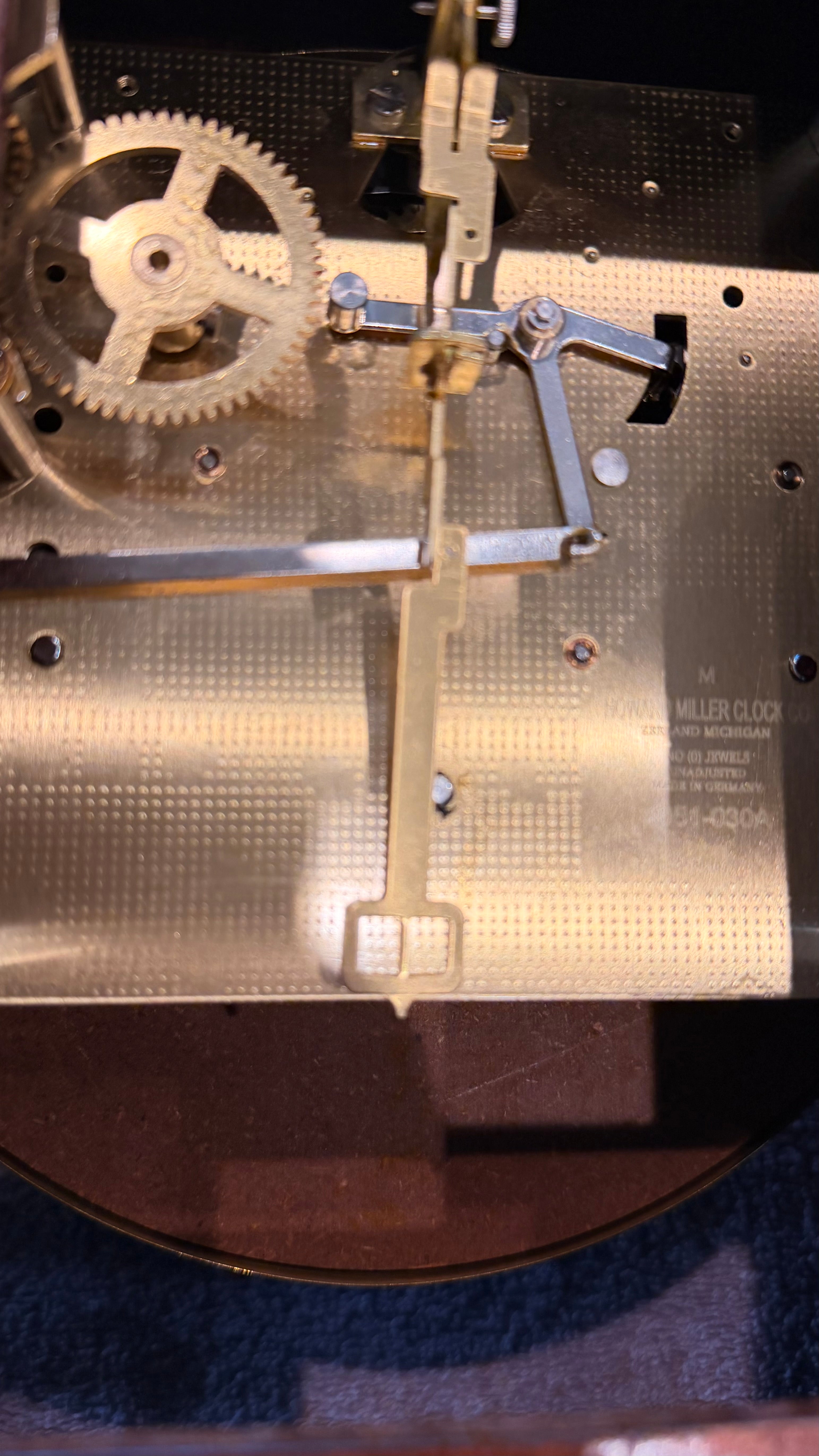 Howard Miller Lewis Triple Chime Wall Clock | Hermle Mechanical Movement | Ambassador Collection | Like New
