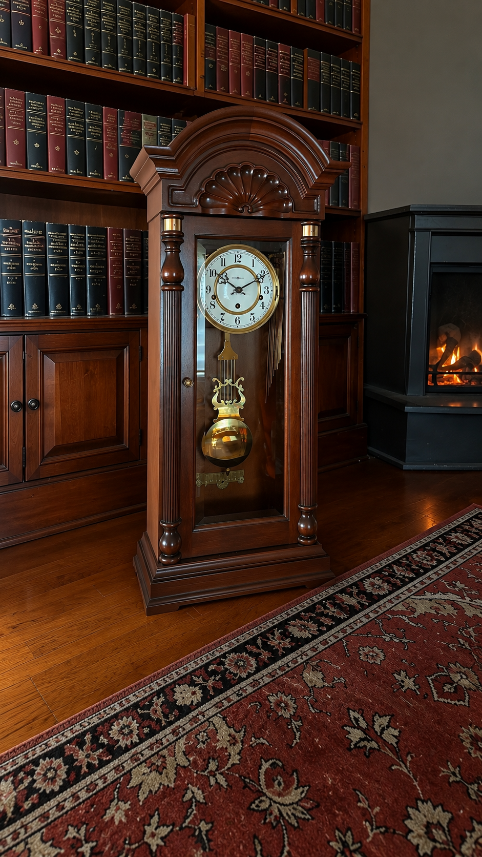 Howard Miller Jennison Wall Clock – Serviced Triple Chime Mechanical Movement