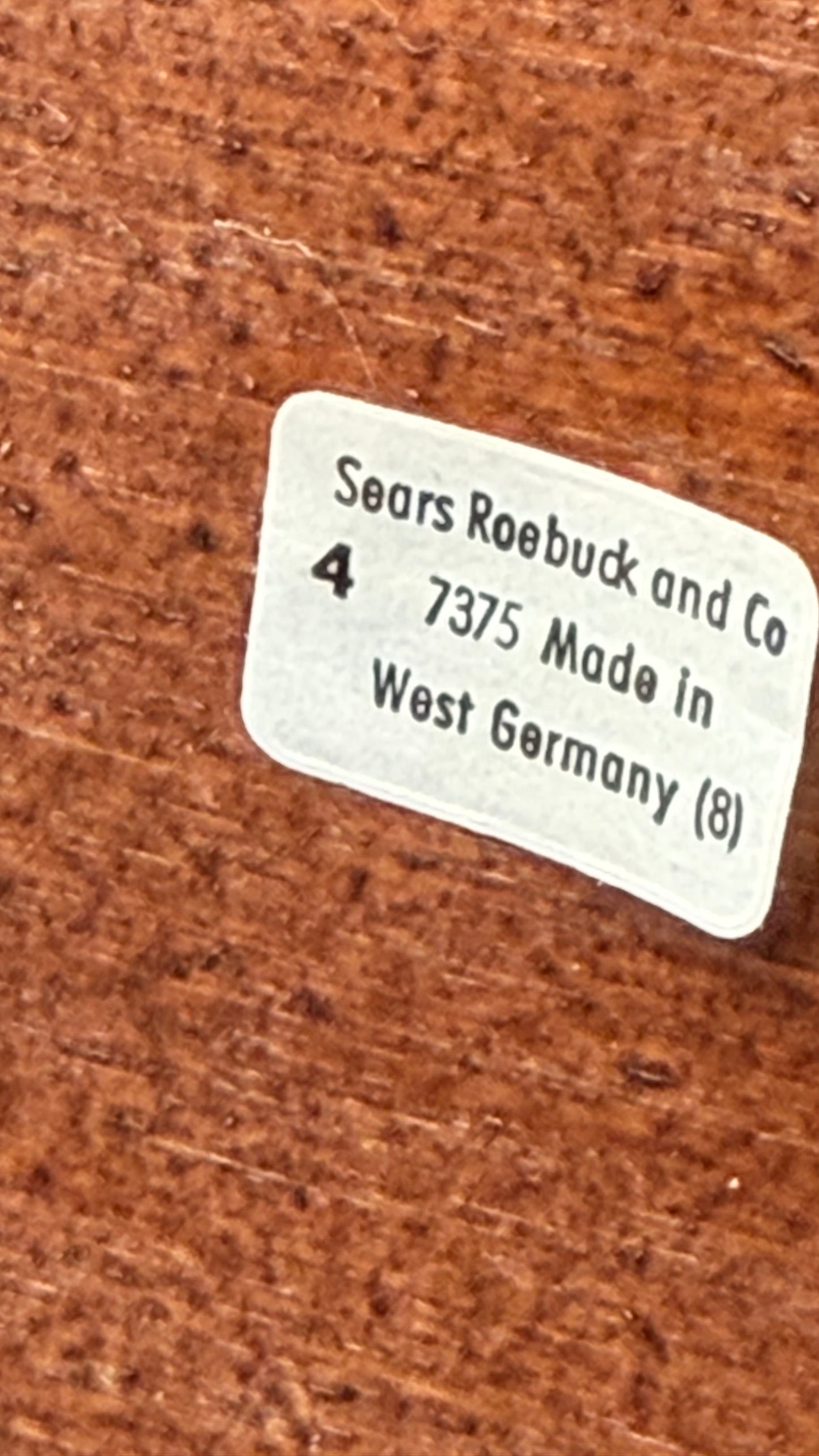 Vintage Sears Tradition German Mechanical Mantel Clock – Mid Century Modern Bim Bam Chime