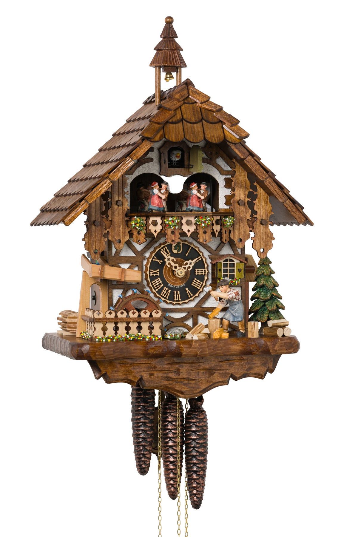 Hönes 6218T - 1-Day Mechanical Musical Cuckoo Clock