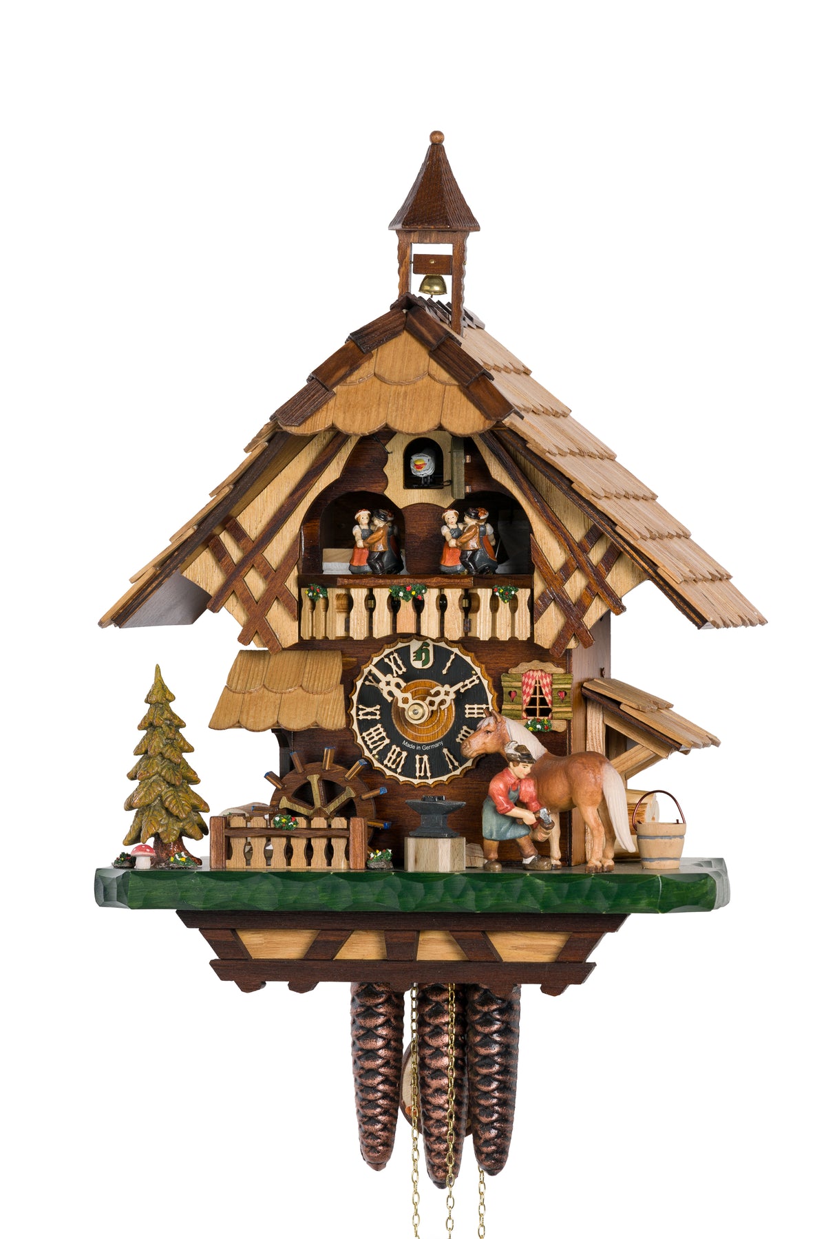 Hönes 6219T - 1-Day Mechanical Musical Cuckoo Clock