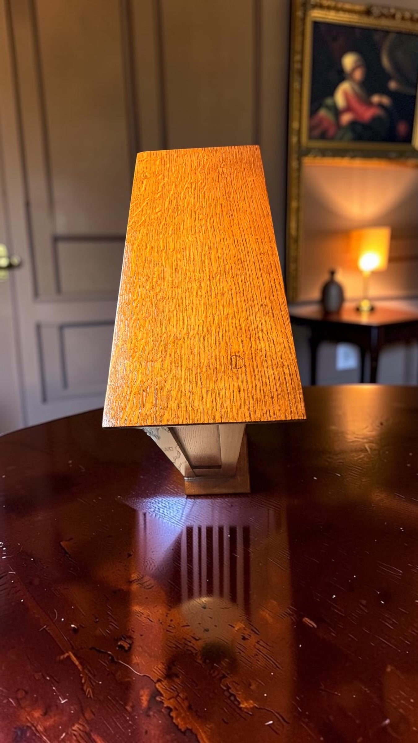 Stickley Wedding Mantel Clock | Mission Oak Onondaga Hermle Mechanical Movement