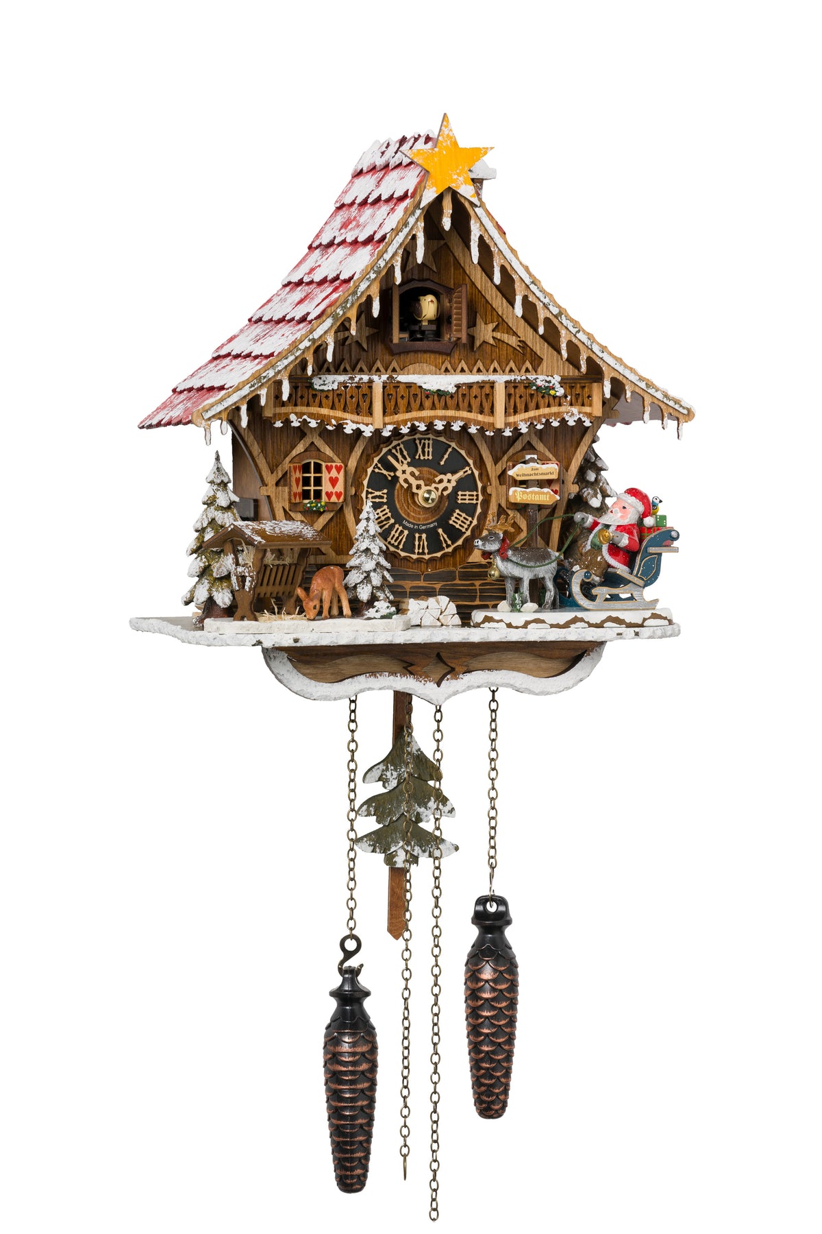 Hönes 6706QM - Quartz Musical Cuckoo Clock