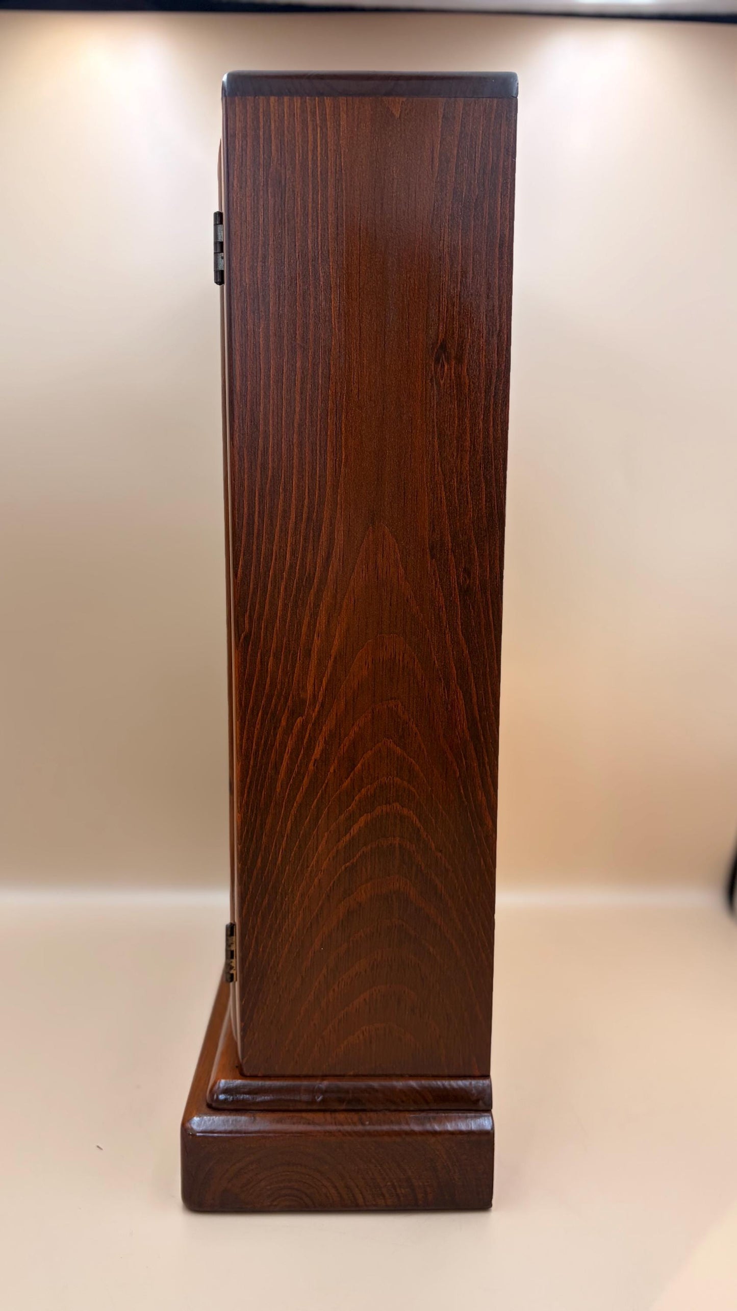 Antique New England Clock Co. Pine Shelf Clock — Time-Only — Running & Serviced