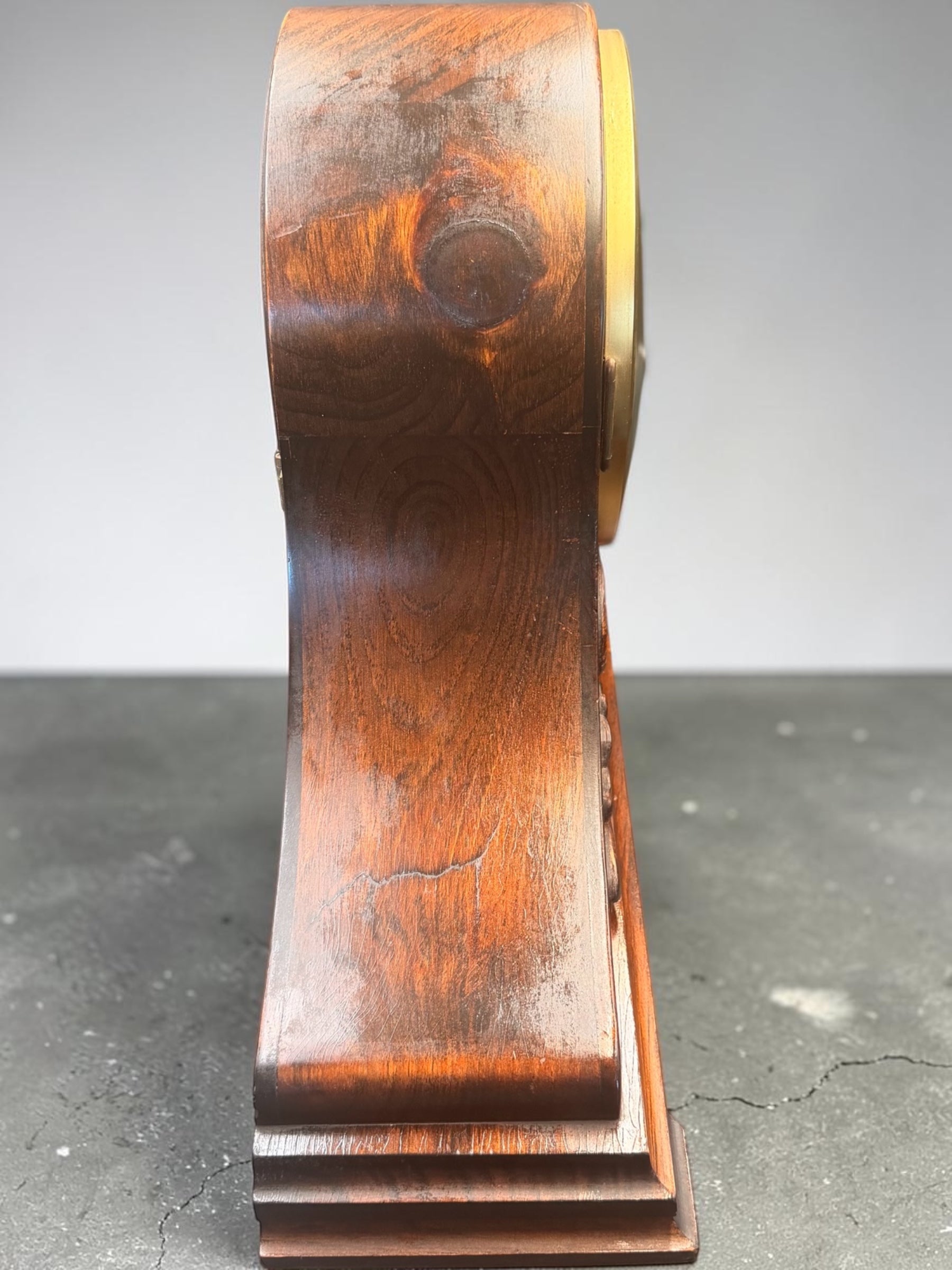 New England Clock Tambour Mantel Clock – Hermle Westminster Chime Movement