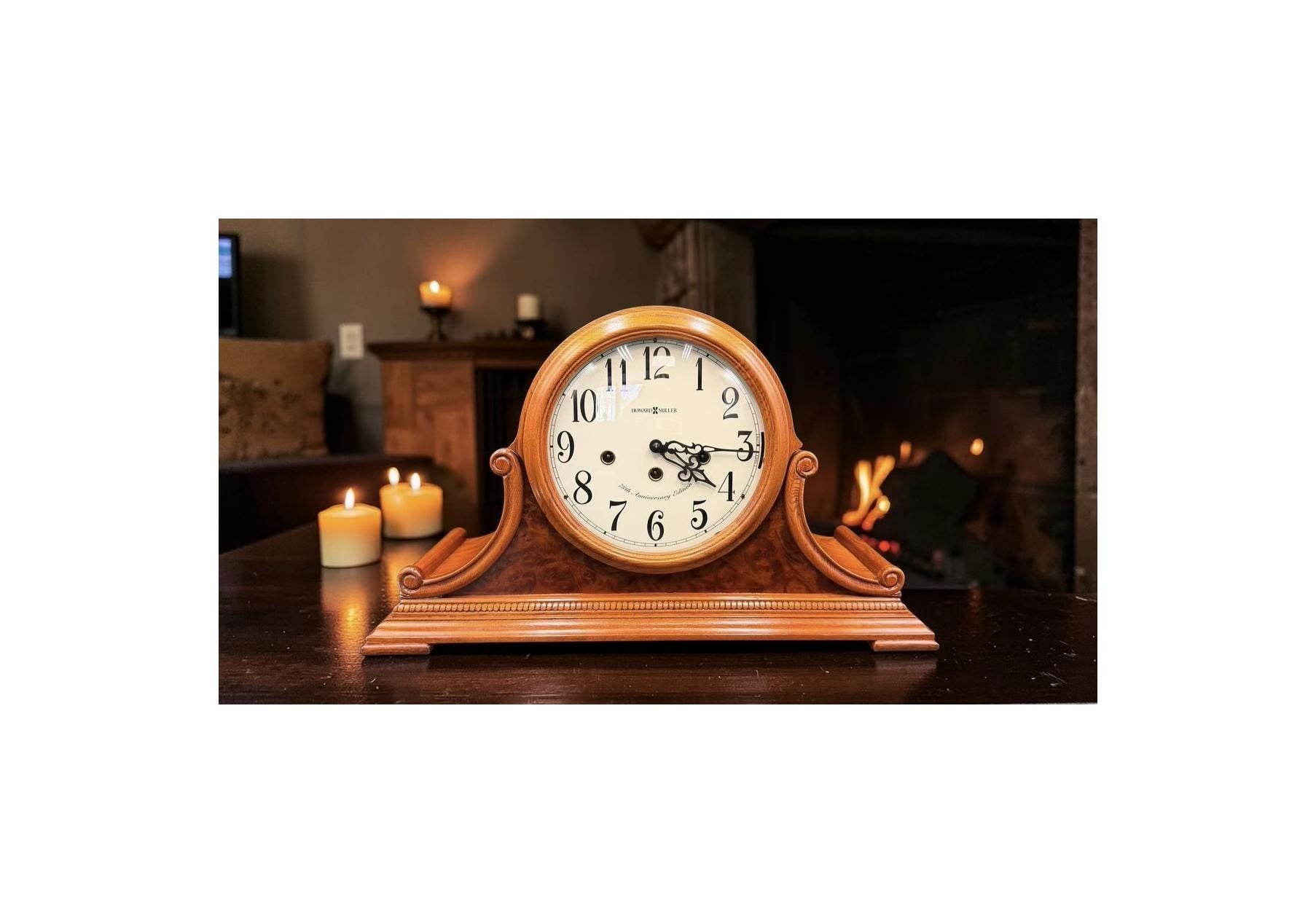 Howard Miller Hadley Mantel Clock – 78th Anniversary Kieninger Westminster Chime
