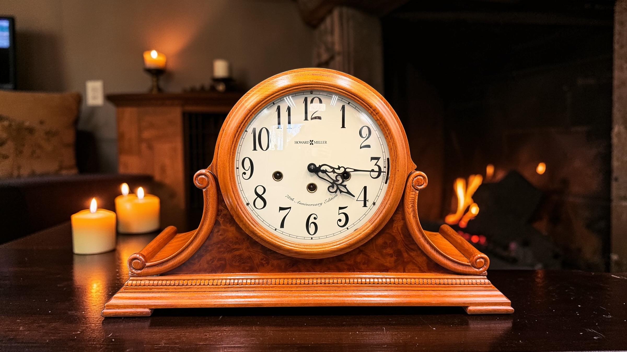 Howard Miller Hadley Mantel Clock – 78th Anniversary Kieninger Westminster Chime