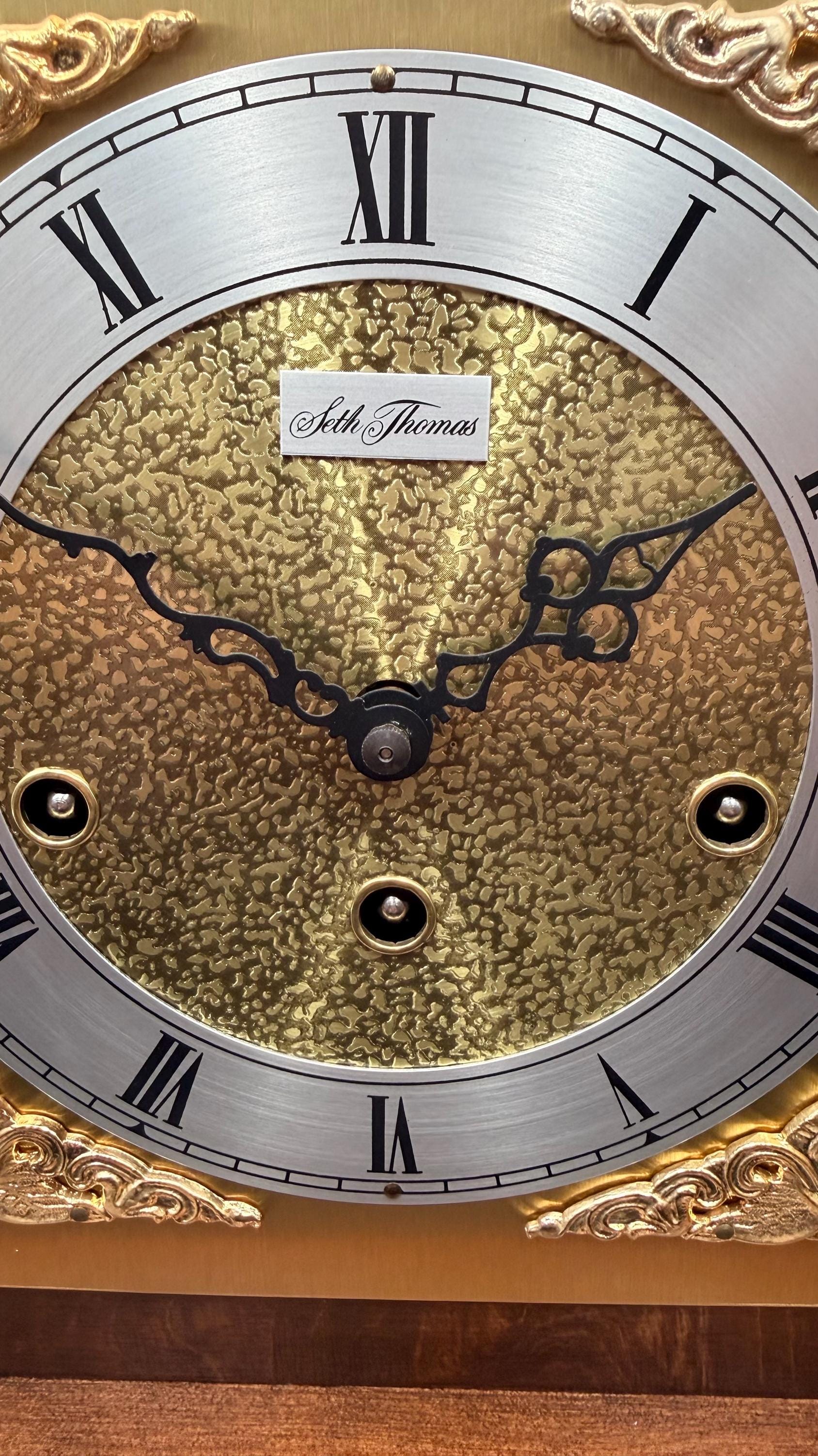 Seth Thomas Bracket Clock – Westminster Chime Moon Phase