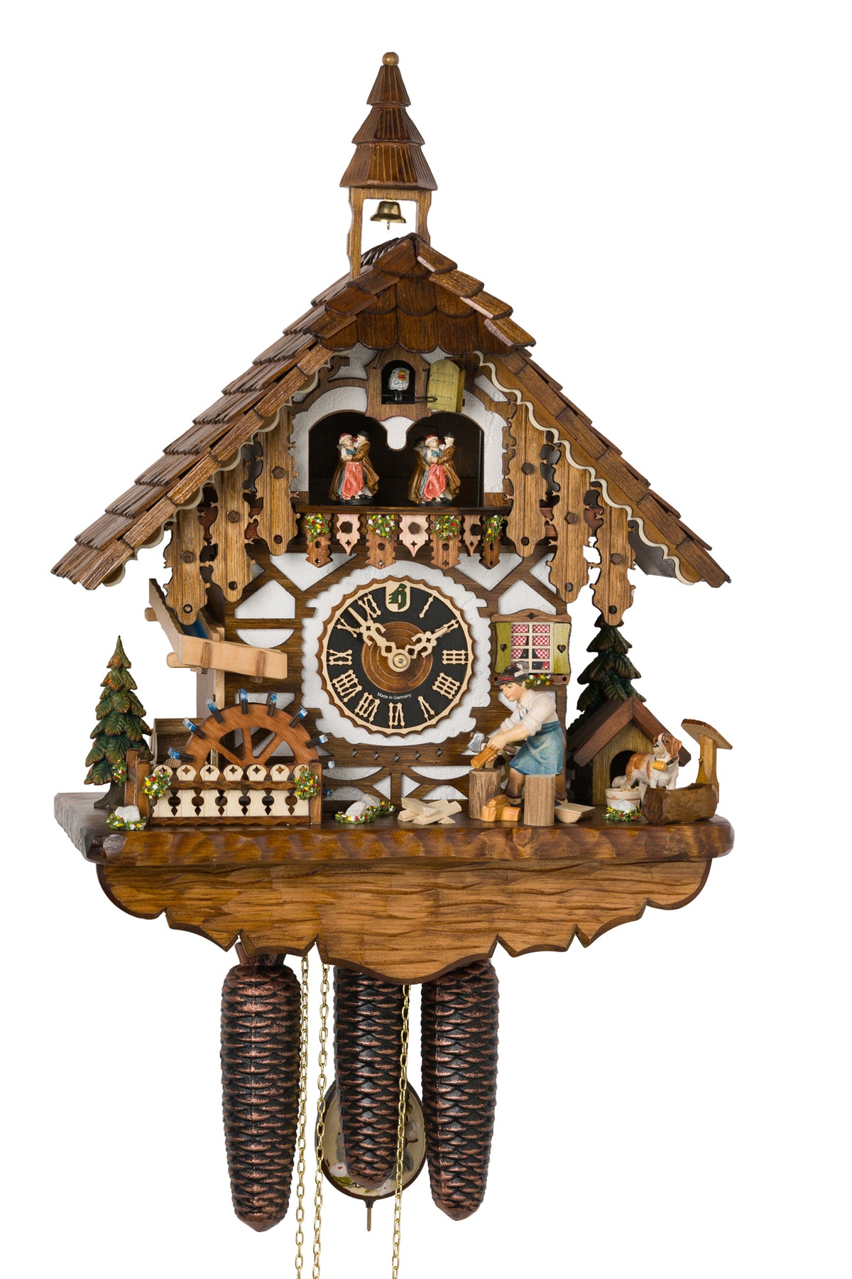 Hönes 86218T - 8-Day Mechanical Musical Cuckoo Clock
