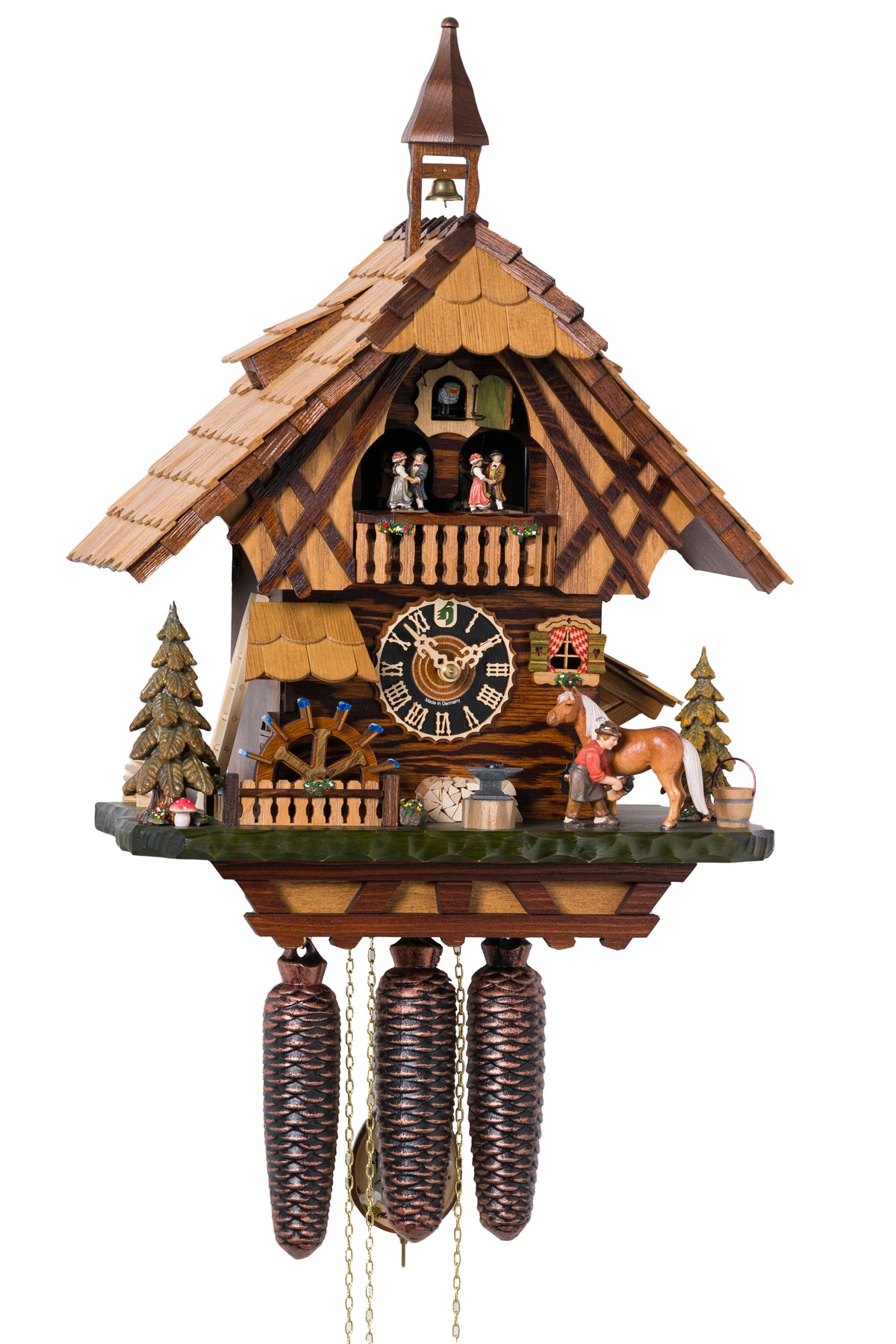 Hönes 86219T - 8-Day Mechanical Musical Cuckoo Clock