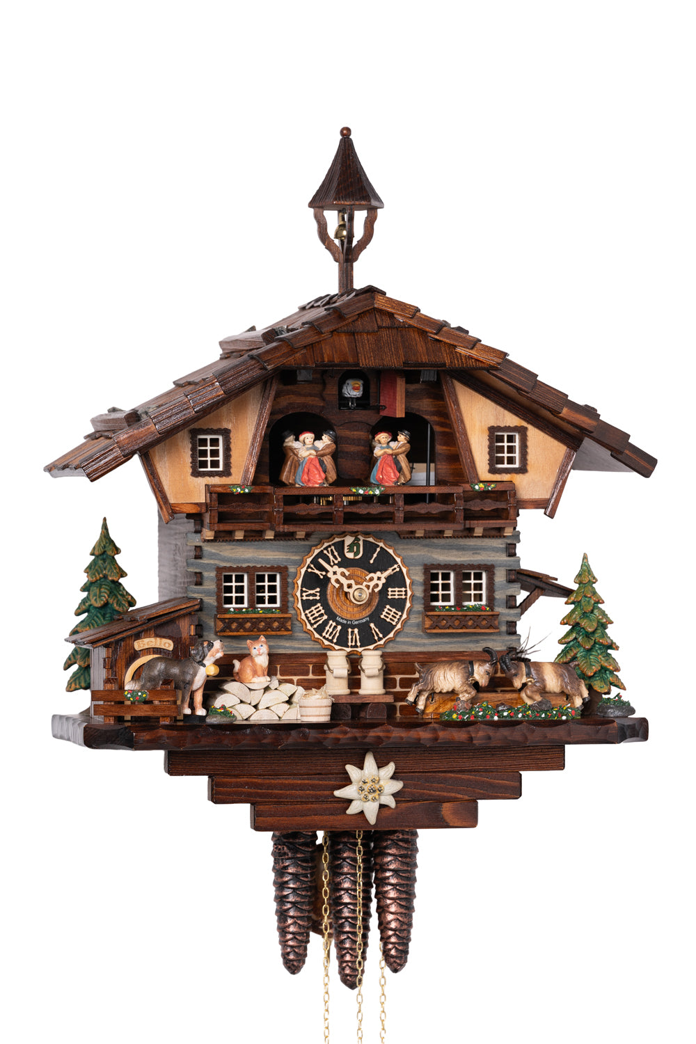 Hönes 86225T - 8-Day Mechanical Musical Cuckoo Clock