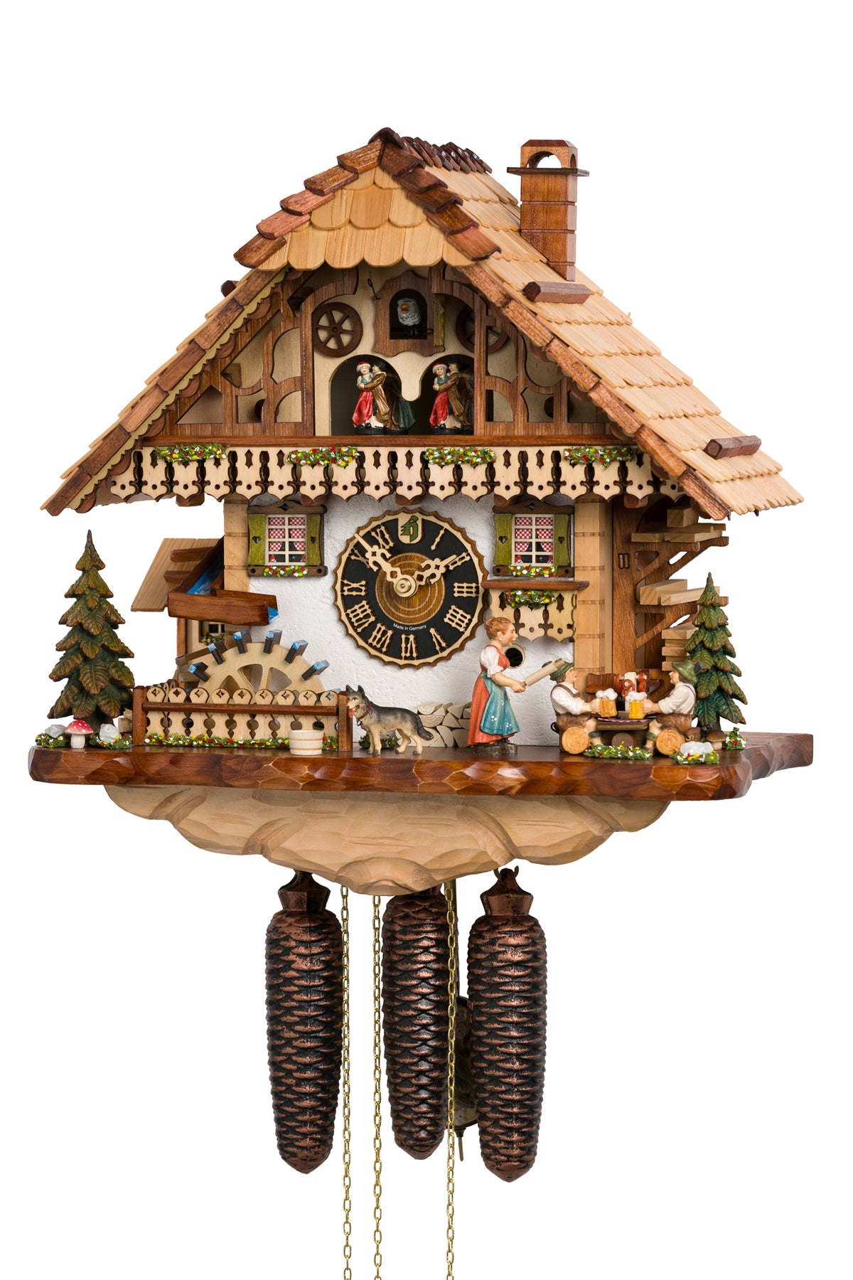 Hönes 86260T - 8-Day Mechanical Musical Cuckoo Clock