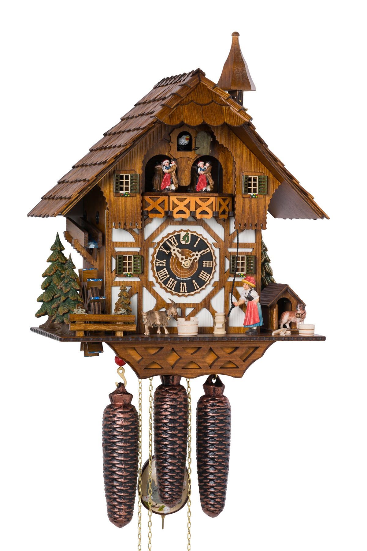 Hönes 86294T - 8-Day Mechanical Musical Cuckoo Clock