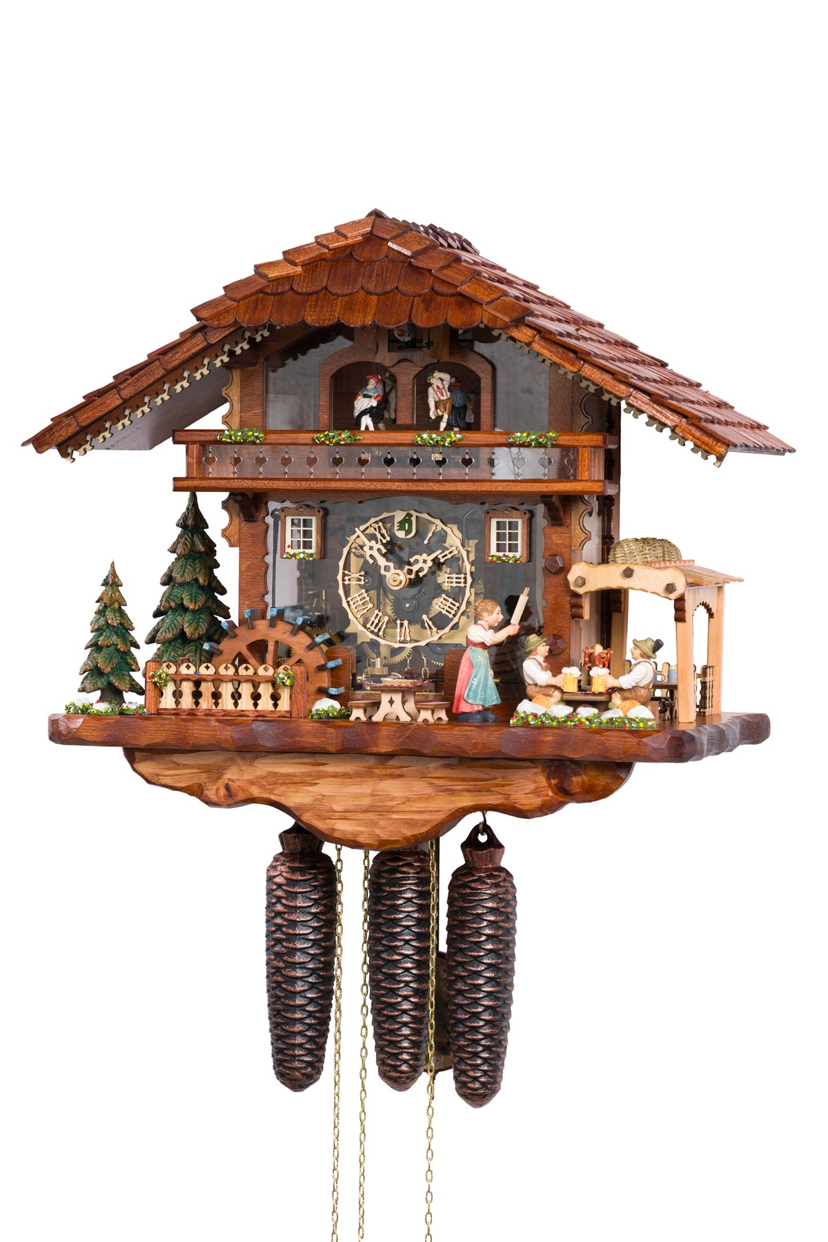 Hönes 86720T - 8-Day Mechanical Musical Cuckoo Clock