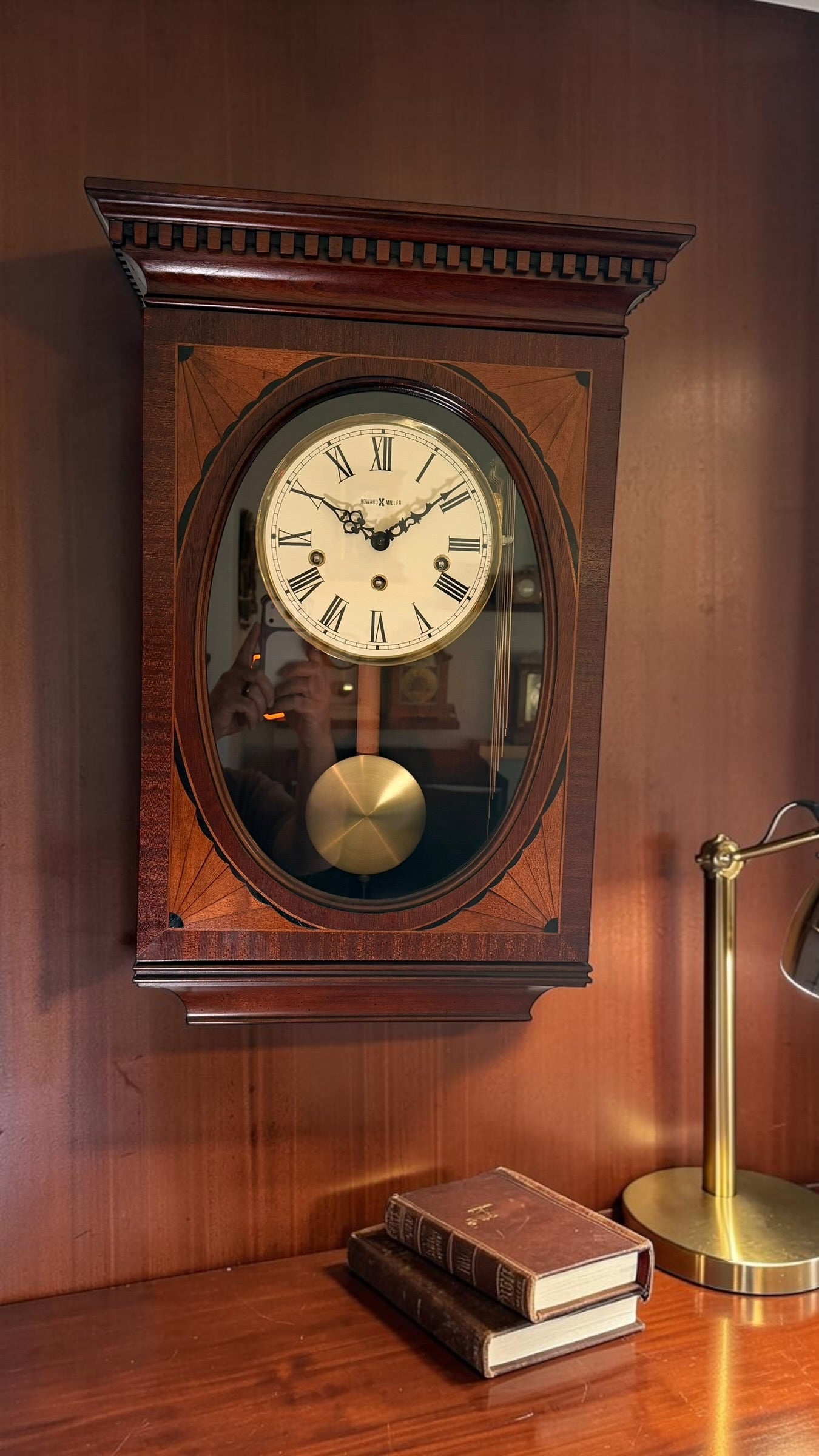 Howard Miller Triple Chime Wall Clock – Hermle Mechanical Movement