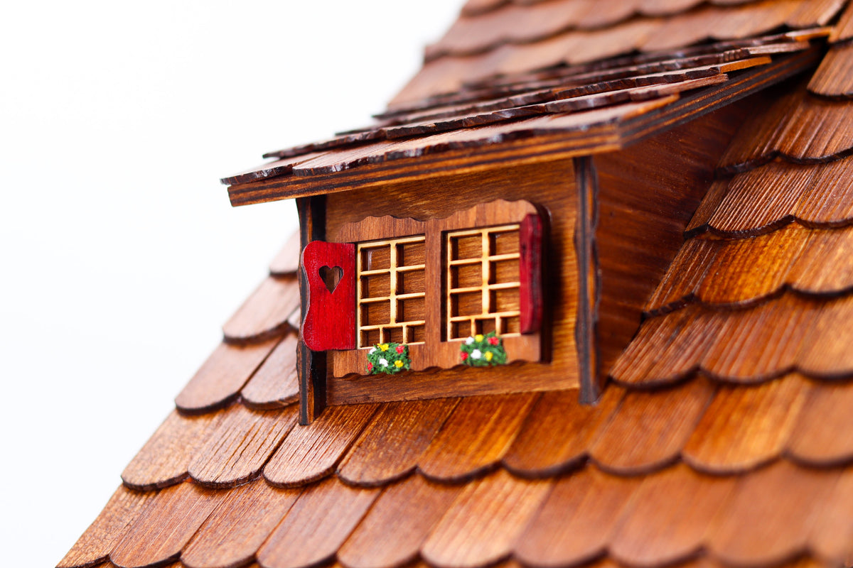 Anton Schneider 8TMT 1595/9 Sawmill cuckoo clock, detail view