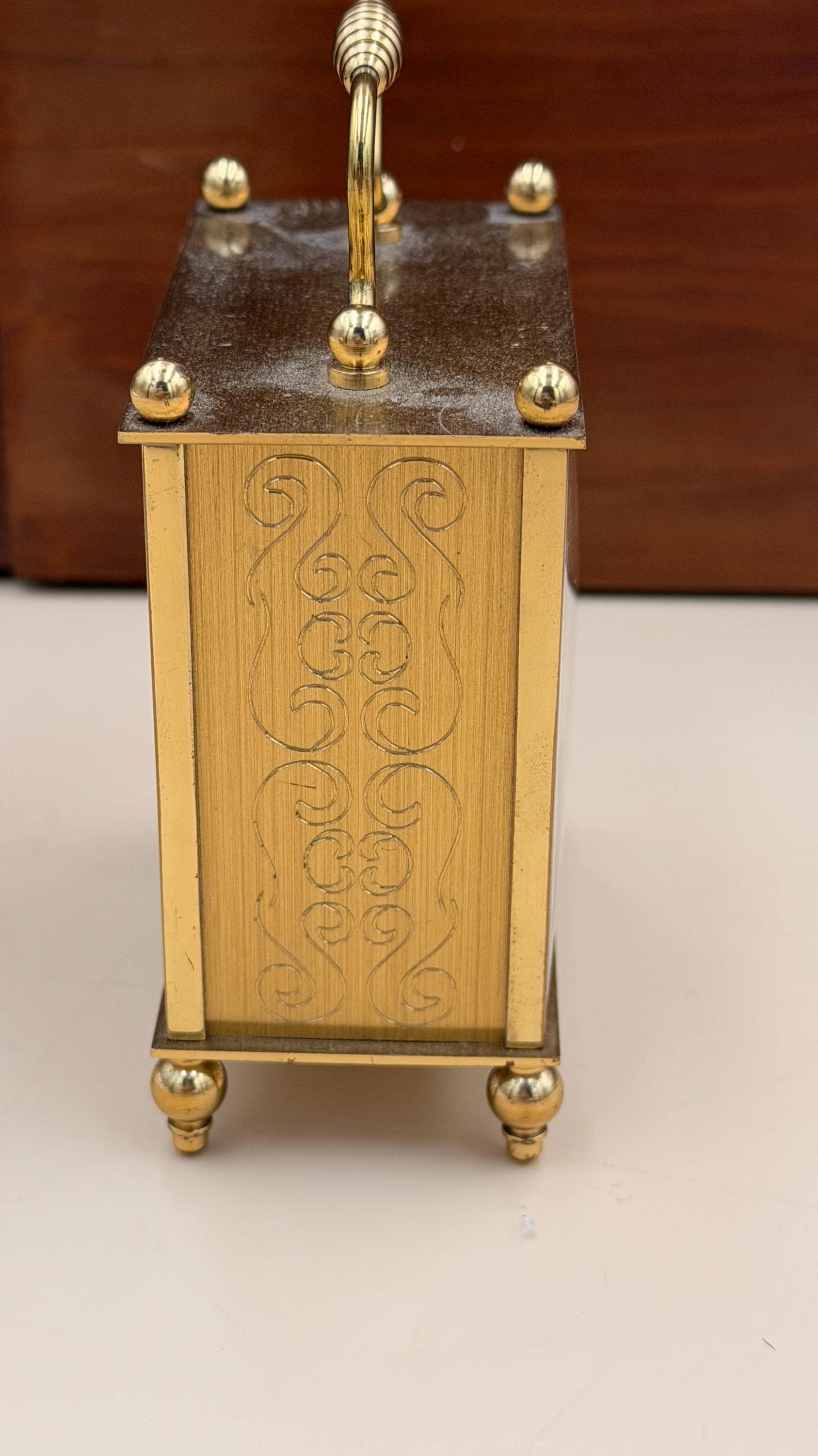 Peter German Brass Alarm Desk Clock β detail image 4