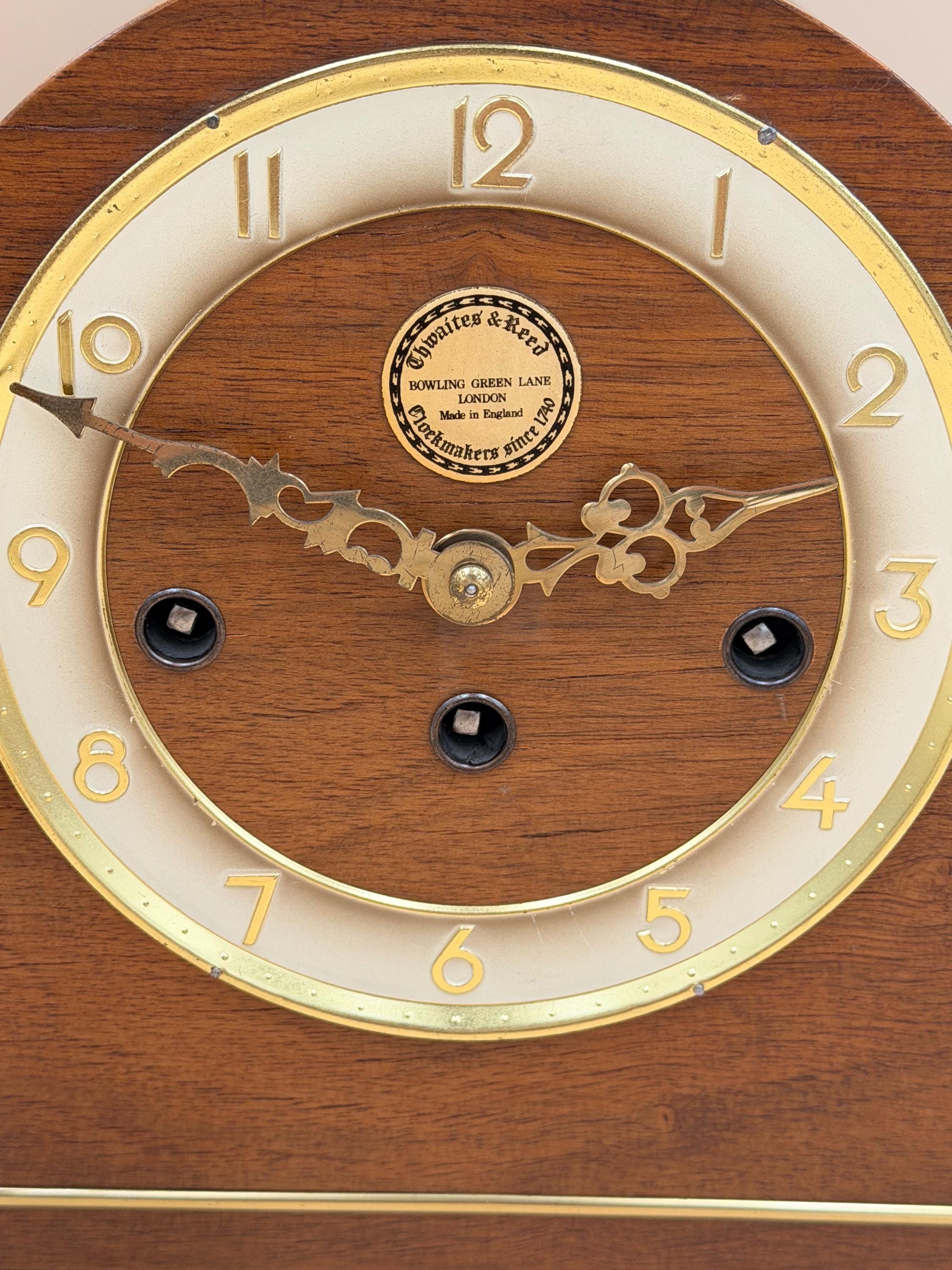 Chwaites & Reed London Mantel Clock – detail image 4
