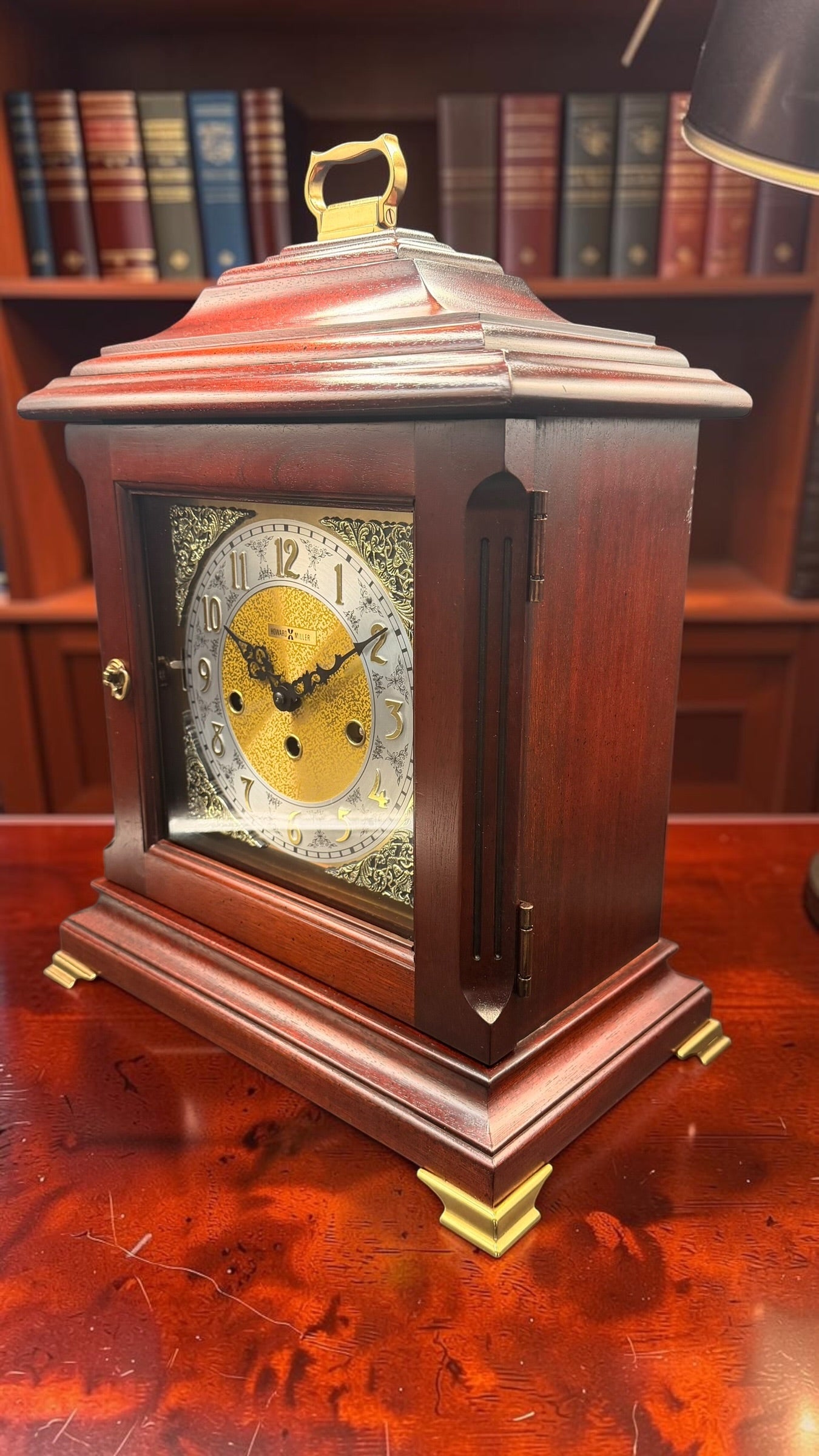 Howard Miller Edinburgh 612-300 Westminster Bracket Mantel Clock | Serviced German Mechanical Movement