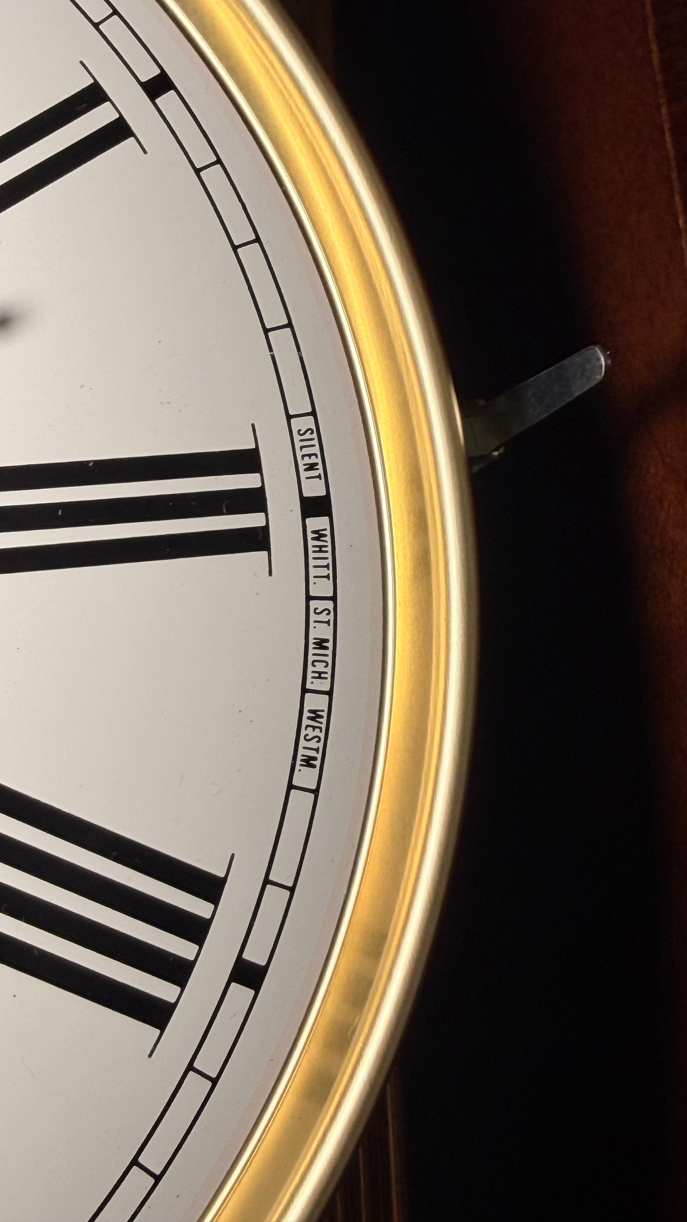 Howard Miller Lewis Triple Chime Wall Clock | Hermle Mechanical Movement | Ambassador Collection | Like New